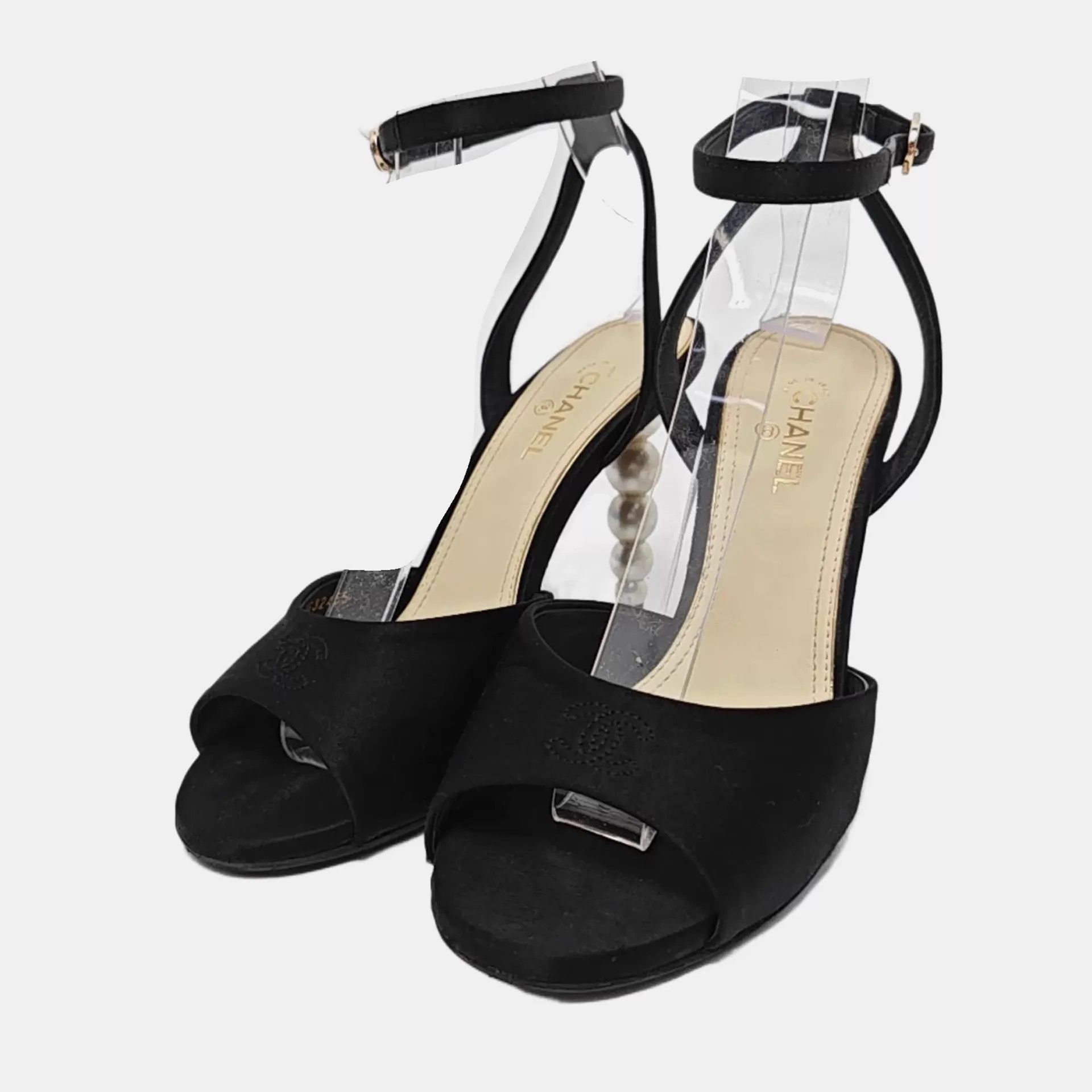 Chanel Chanel EU 37.5 heeled sandals Size US 7 / IT 37 - 1 Thumbnail