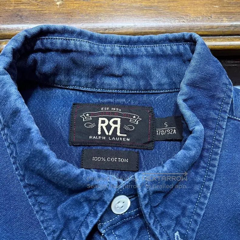 RRL Ralph Lauren RRL Ralph Lauren Blue dyed shirt Size US S / EU 44-46 / 1 - 3 Thumbnail