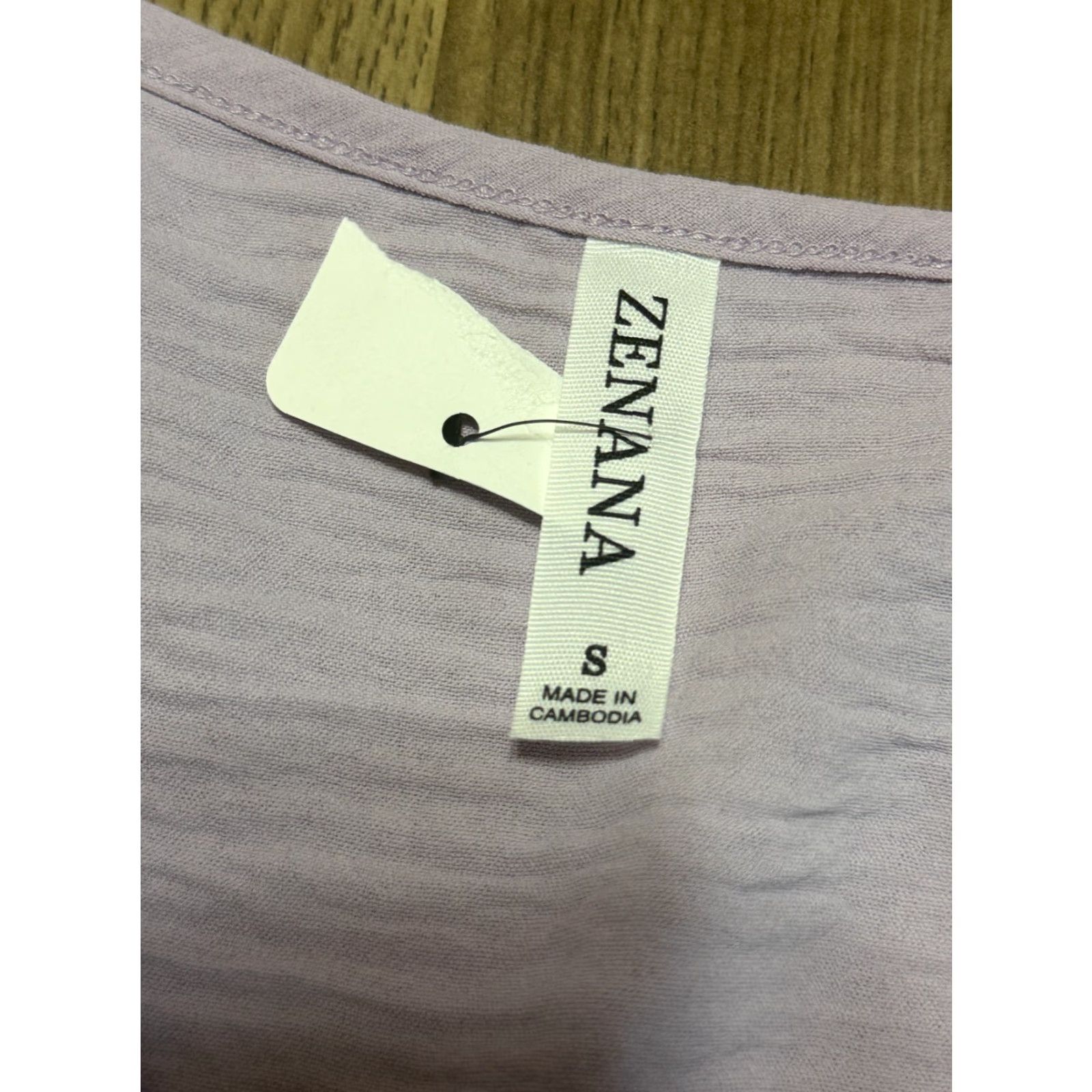 Vintage Zenana Tank Top Women's Size Small Purple V-neck Sleeveless NWT Size S / US 4 / IT 40 - 5 Thumbnail