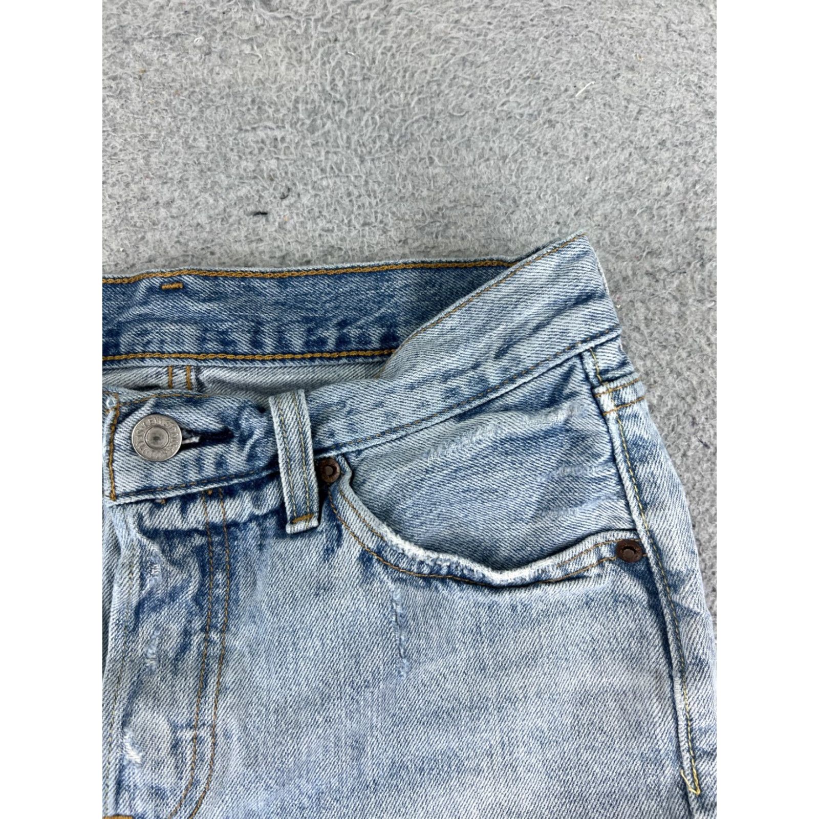 Bdg VINTAGE BDG Shorts Womens 31 Blue Denim Jean Cutoff Mom High Rise Distressed Cotton 29x2 Size 24" / US 00 / IT 34 - 5 Thumbnail