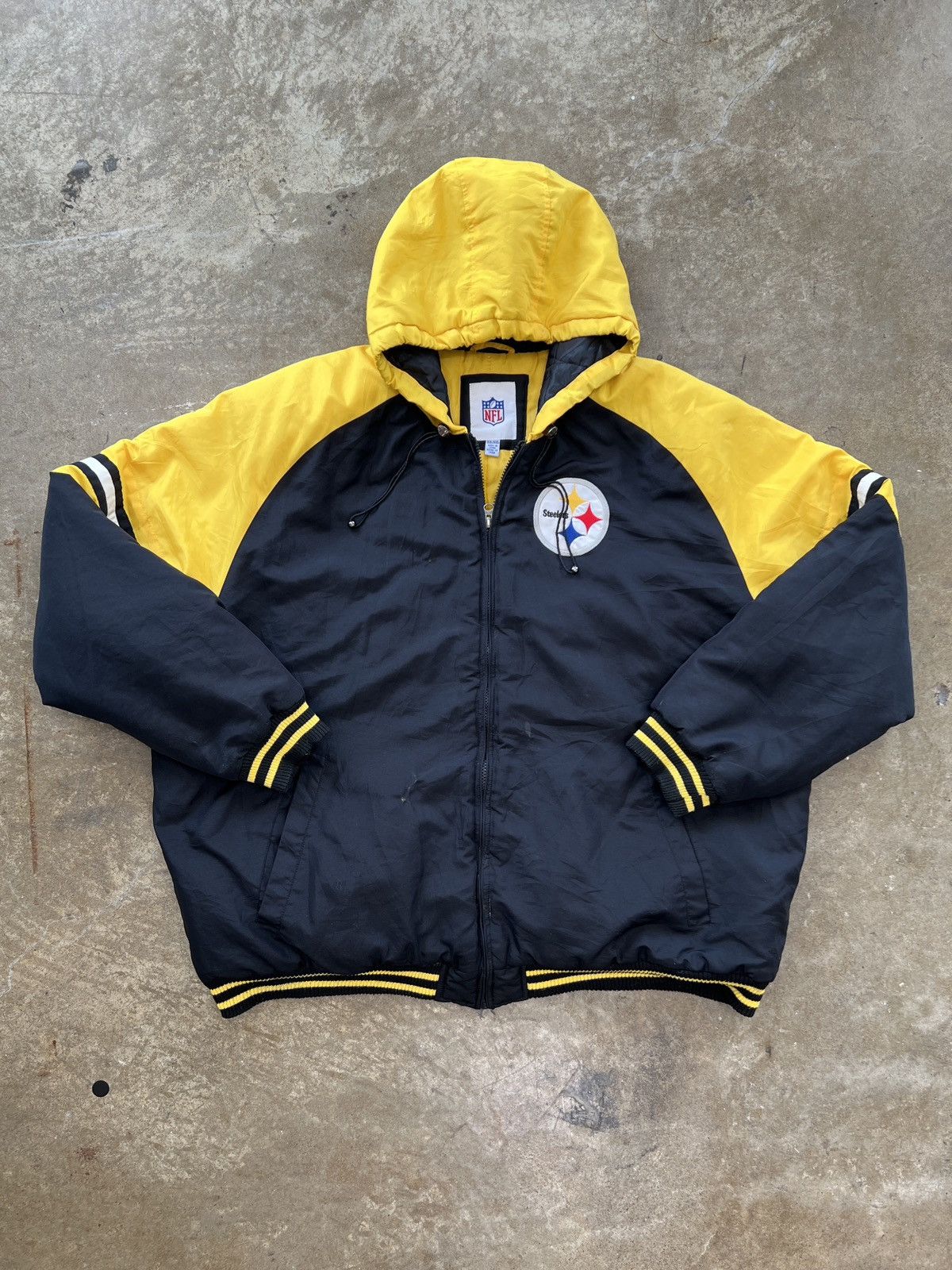 NFL Vintage NFL Pittsburgh Steelers Jacket XXL Size US XXL / EU 58 / 5 - 5 Thumbnail