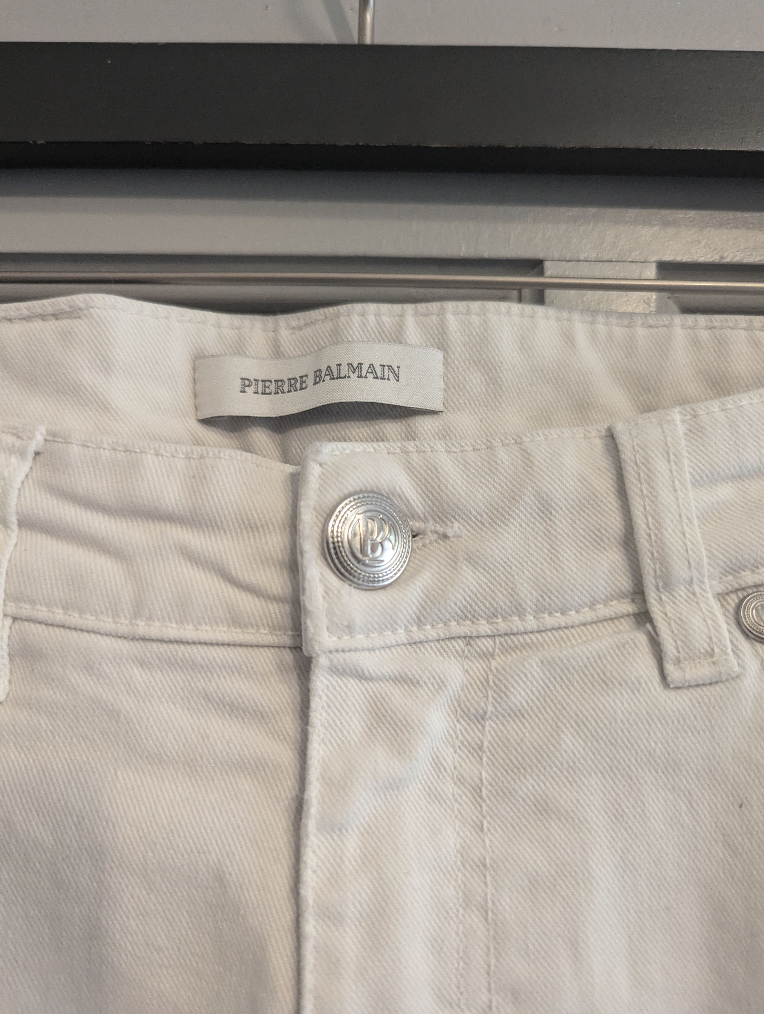 Pierre Balmain Balmain white jeans Size 29" - 2 Thumbnail