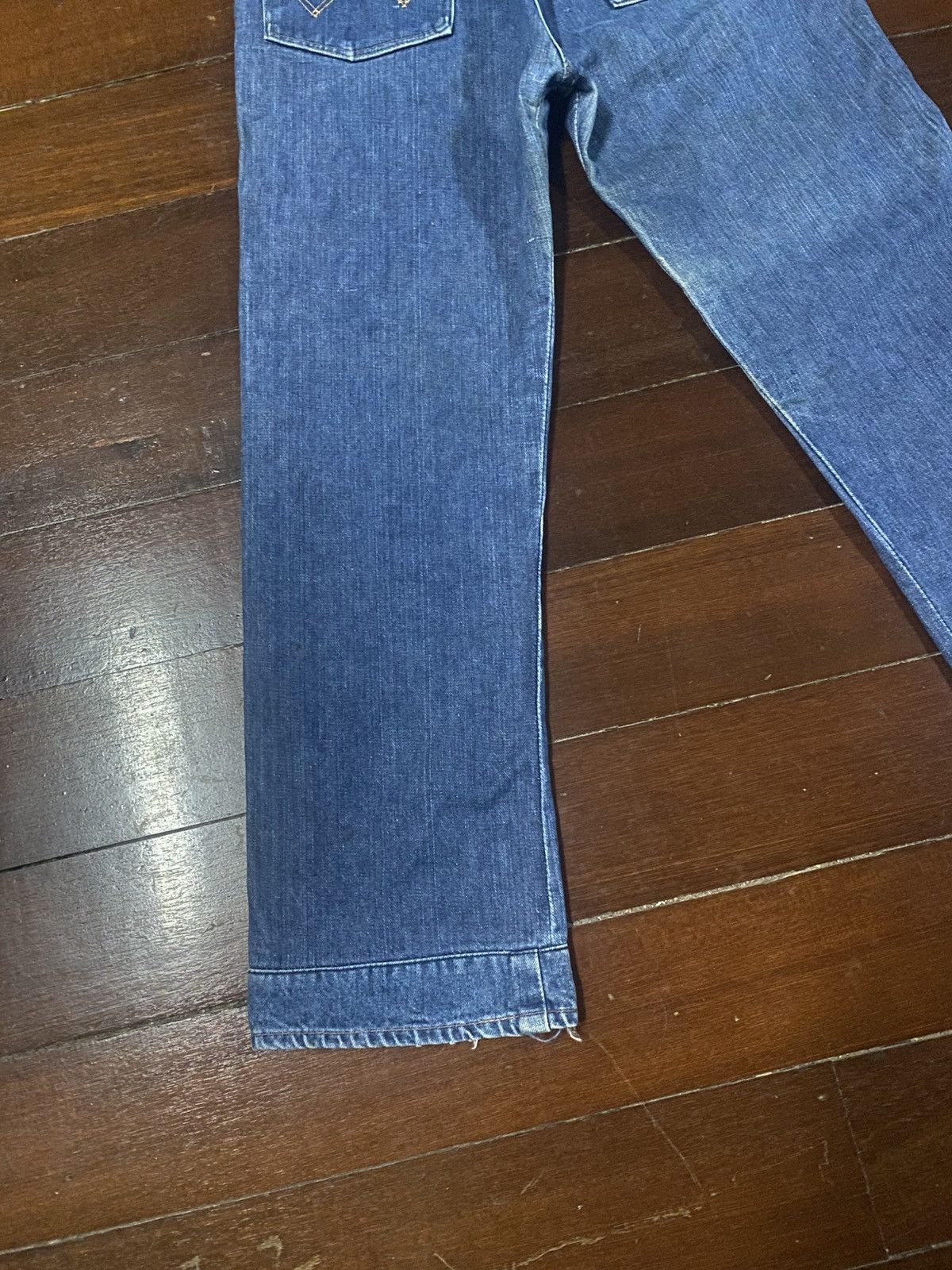 Vintage Vintage 40s 50’s Wrangler distressed rework Denim Pants Size US 28 / EU 44 - 13 Thumbnail