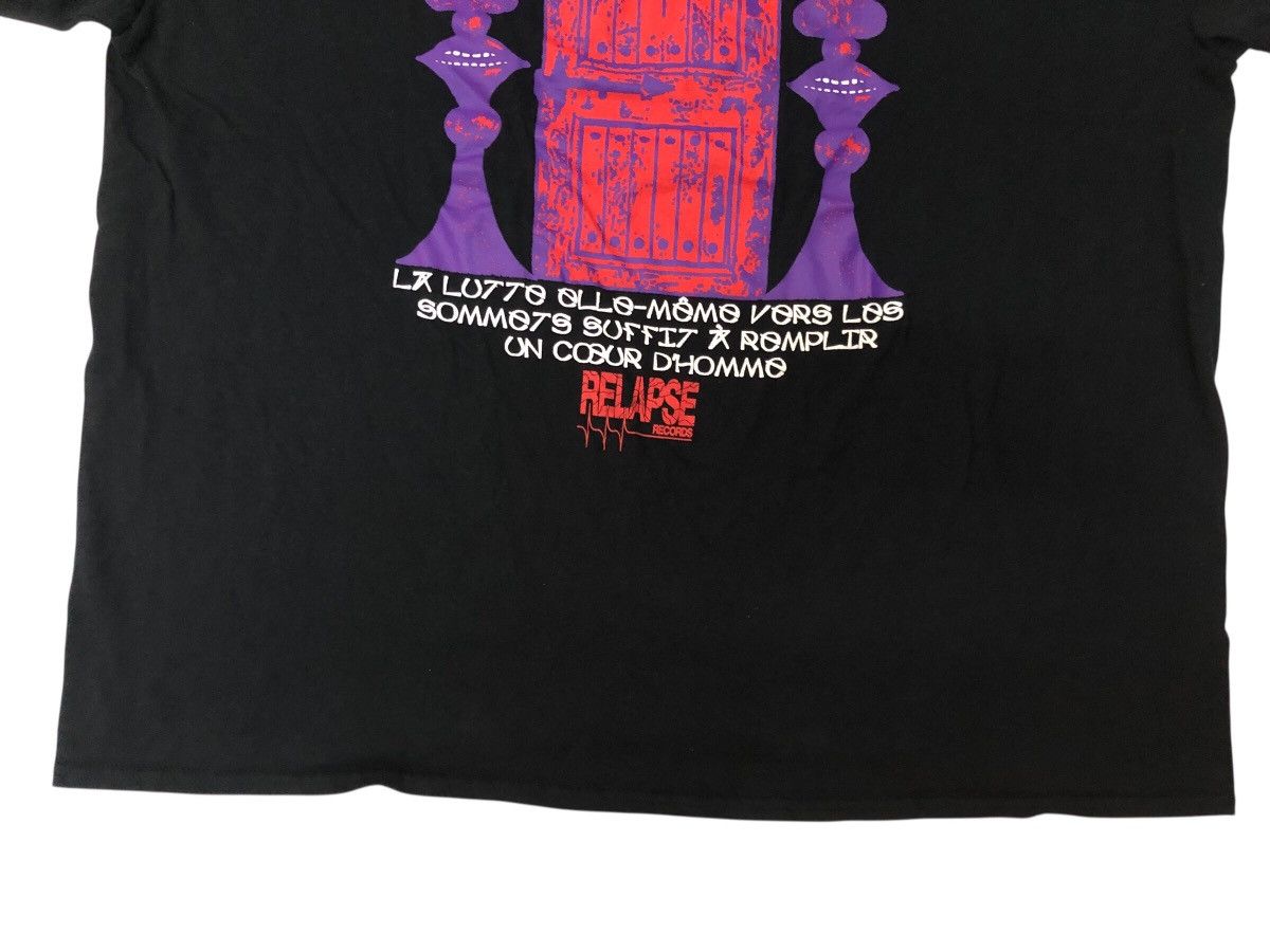 Band Tees RELAPSE RECORDS 🤘🏽 INDEPENDENT DARK HEAVY MUSIC LABEL RARE Size US XXL / EU 58 / 5 - 8 Thumbnail