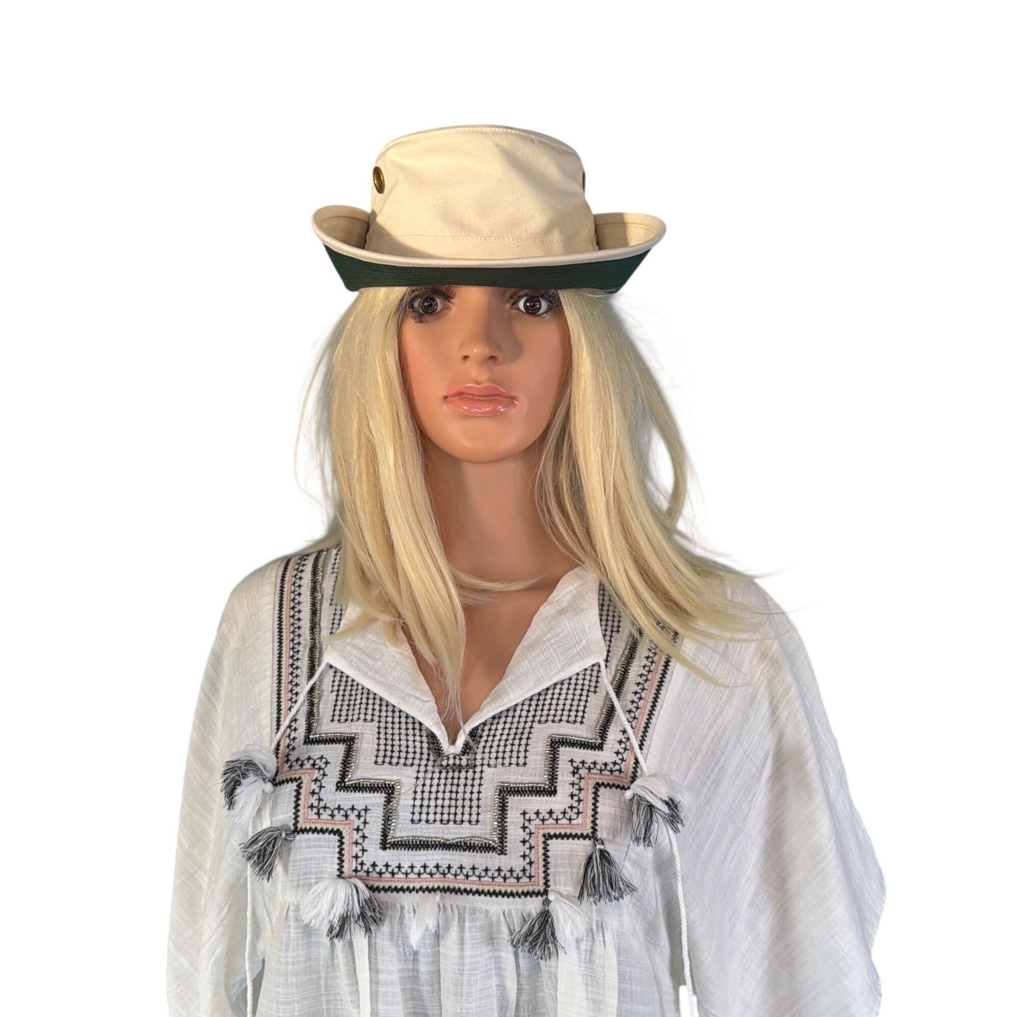 Tilley New Tilley T4 Cotton Duck Sun Hat 7 S 56.5cm Vintage HTF Ivo Size ONE SIZE - 4 Thumbnail