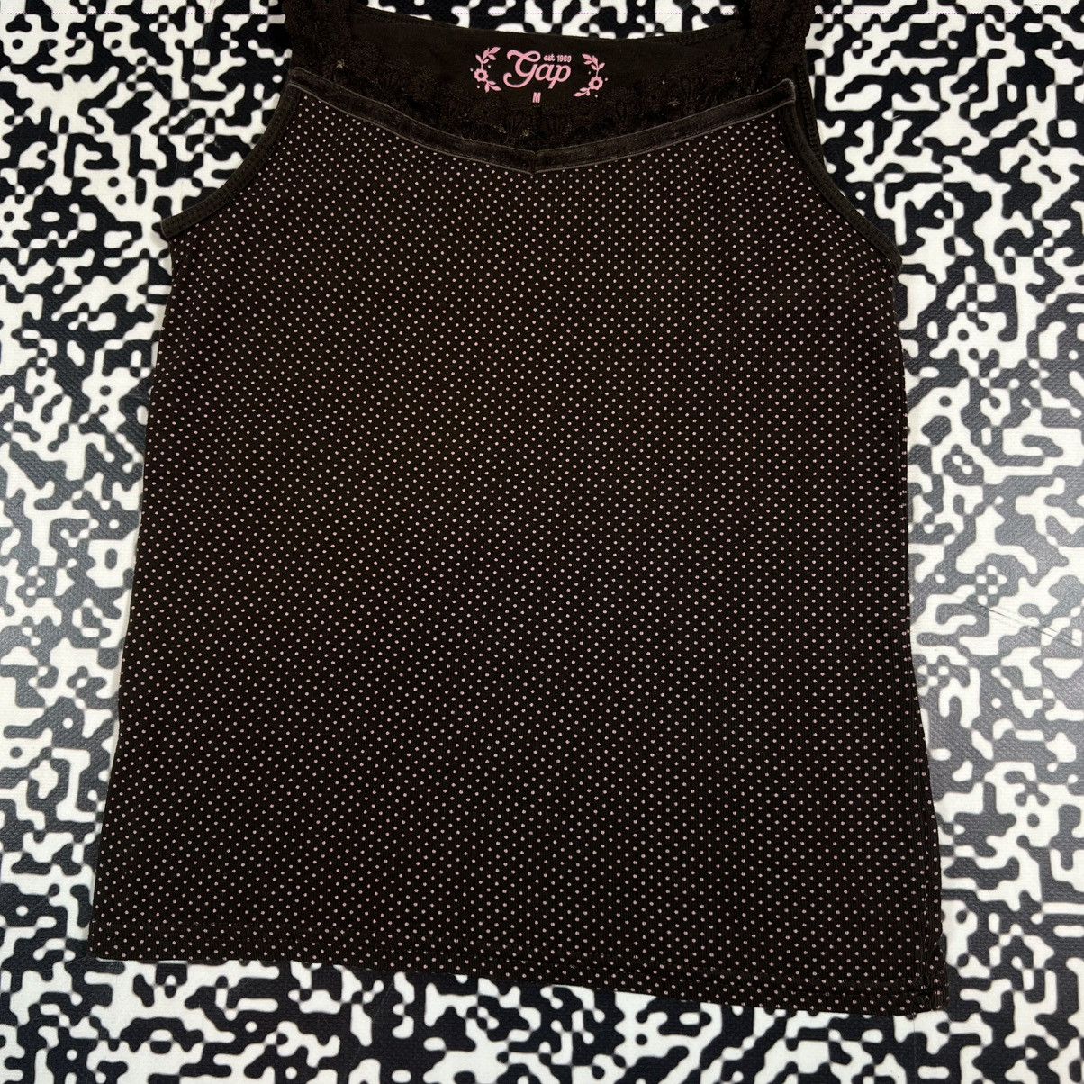 Gap Vintage Y2K Gap Brown Tank Top Retro 90s Style Size S / US 4 / IT 40 - 5 Thumbnail