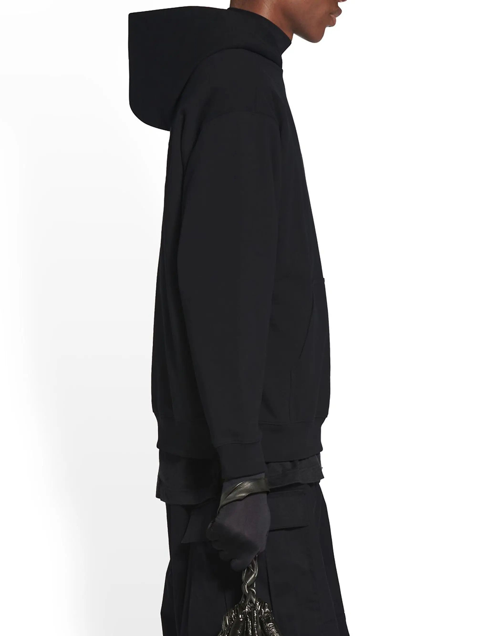 Balenciaga o1tr1nto1125 Gaffer Hoodie Medium Fit in Black Size US L / EU 52-54 / 3 - 6 Thumbnail
