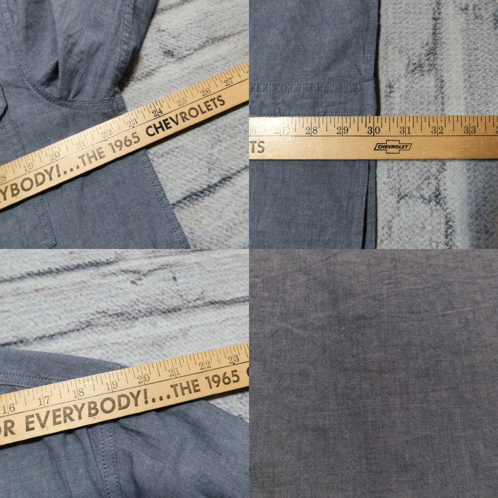 Carhartt Carhartt Chambray Work Shirt Mens Medium Blue Relaxed Fit XS? Size US M / EU 48-50 / 2 - 8 Thumbnail