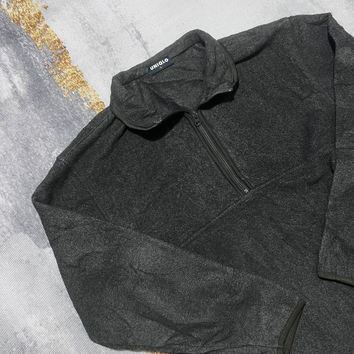 Japanese Brand × Kansai Yamamoto × Uniqlo Uniqlo Anorax Fleece Jacket Designer Size US L / EU 52-54 / 3 - 5 Thumbnail