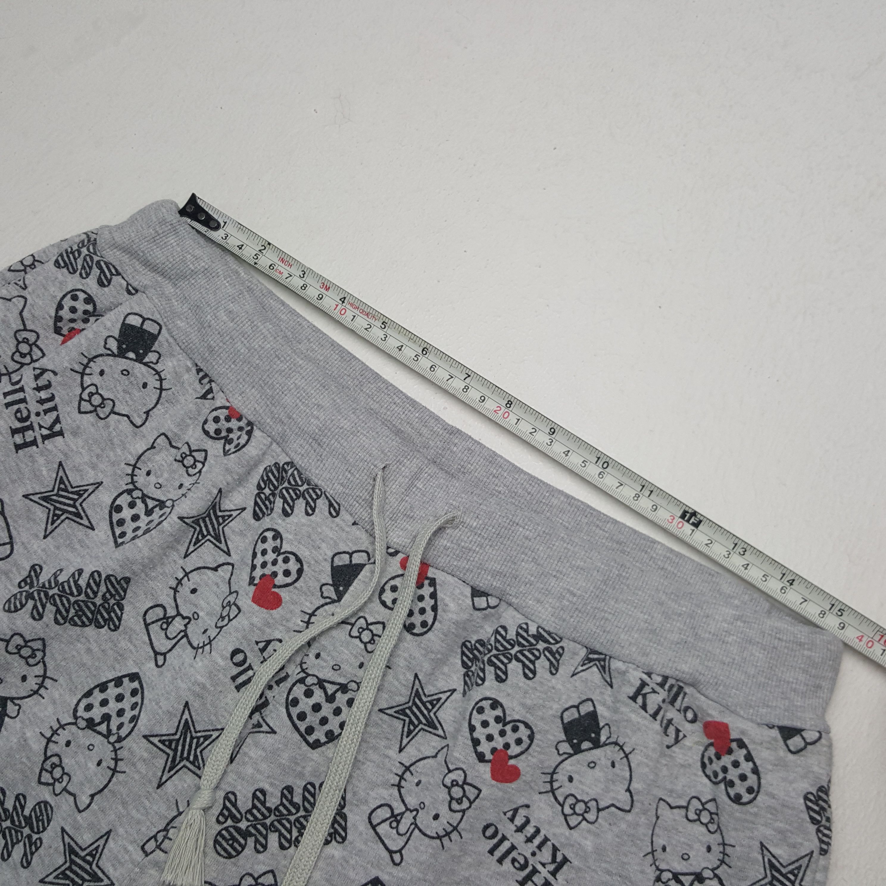 Cartoon Network × Japanese Brand × Vintage Vintage Hello Kitty Full Printed Cartoon Jogging Pants Size US 30 / EU 46 - 7 Thumbnail
