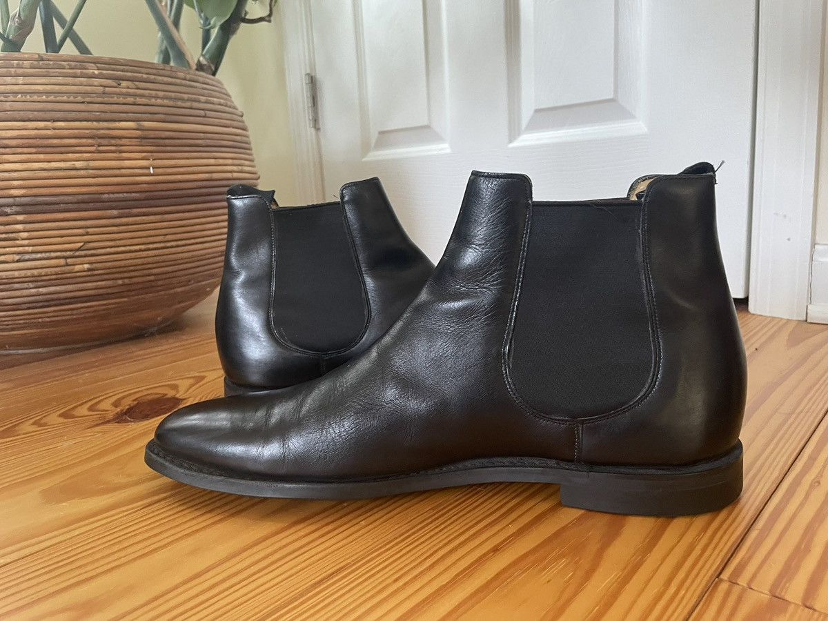 Church's Classic “Ely" Black Leather Chelsea Boots Size 105F / 10.5D Size US 11 / EU 44 - 8 Thumbnail