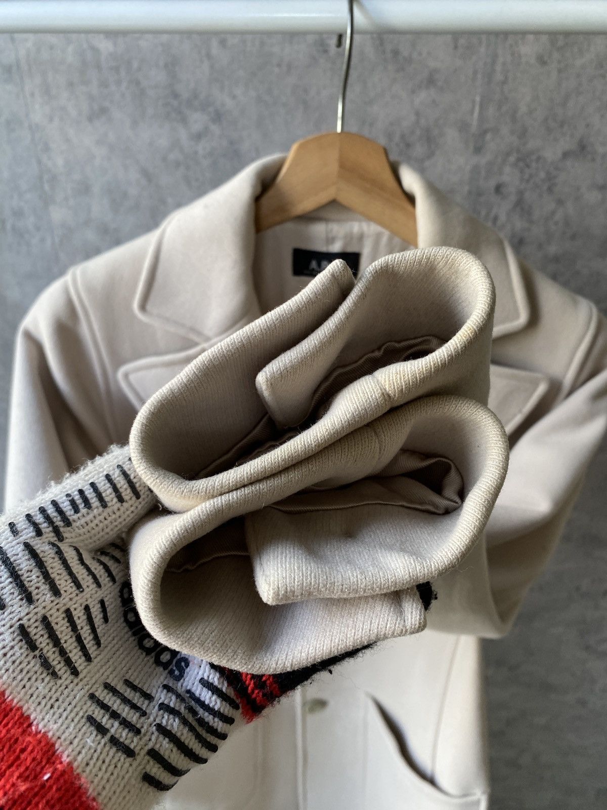 A.P.C. × Japanese Brand A.P.C Japan Laine Wool Heavy Long Coat Size US S / EU 44-46 / 1 - 13 Thumbnail