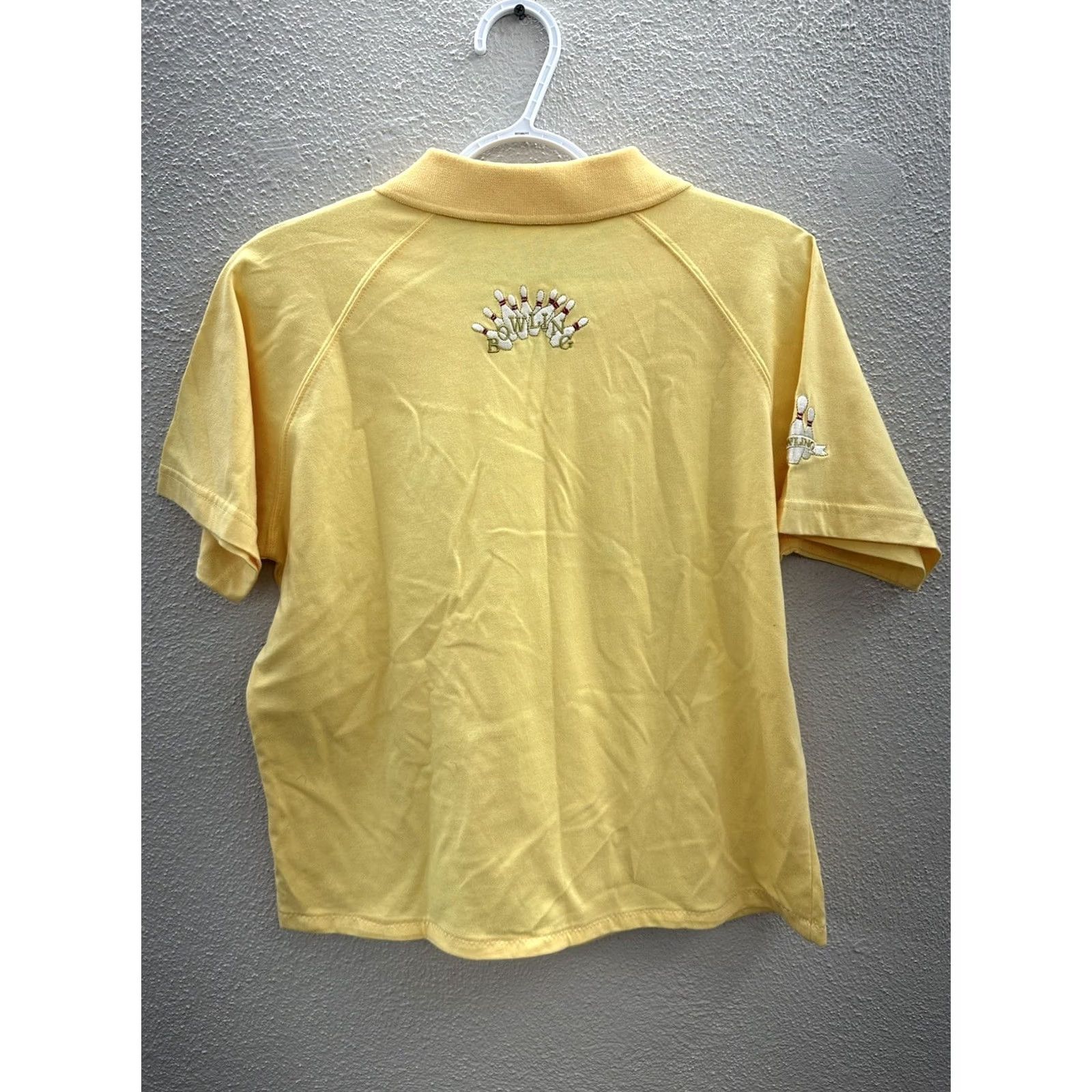 Vintage Womens USBC Shirt Short Sleeve Polo Yellow Embroidered Size Small Shirt Mens? Size S / US 4 / IT 40 - 7 Thumbnail