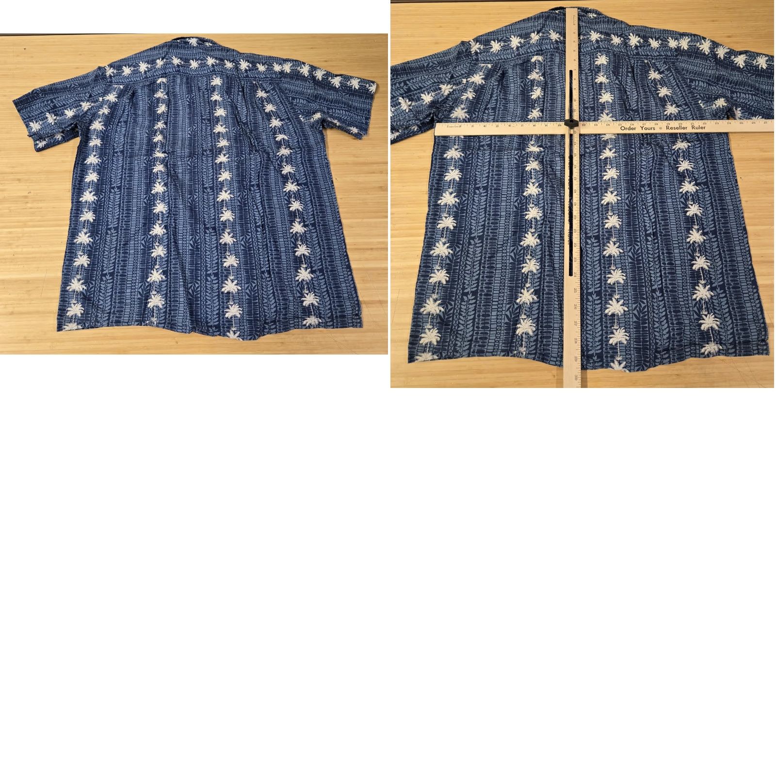 Vintage Pacific Legend Shirt Mens XL Blue Hawaiian Palm Tree Aloha Made in Hawaii USA Size US XL / EU 56 / 4 - 8 Thumbnail
