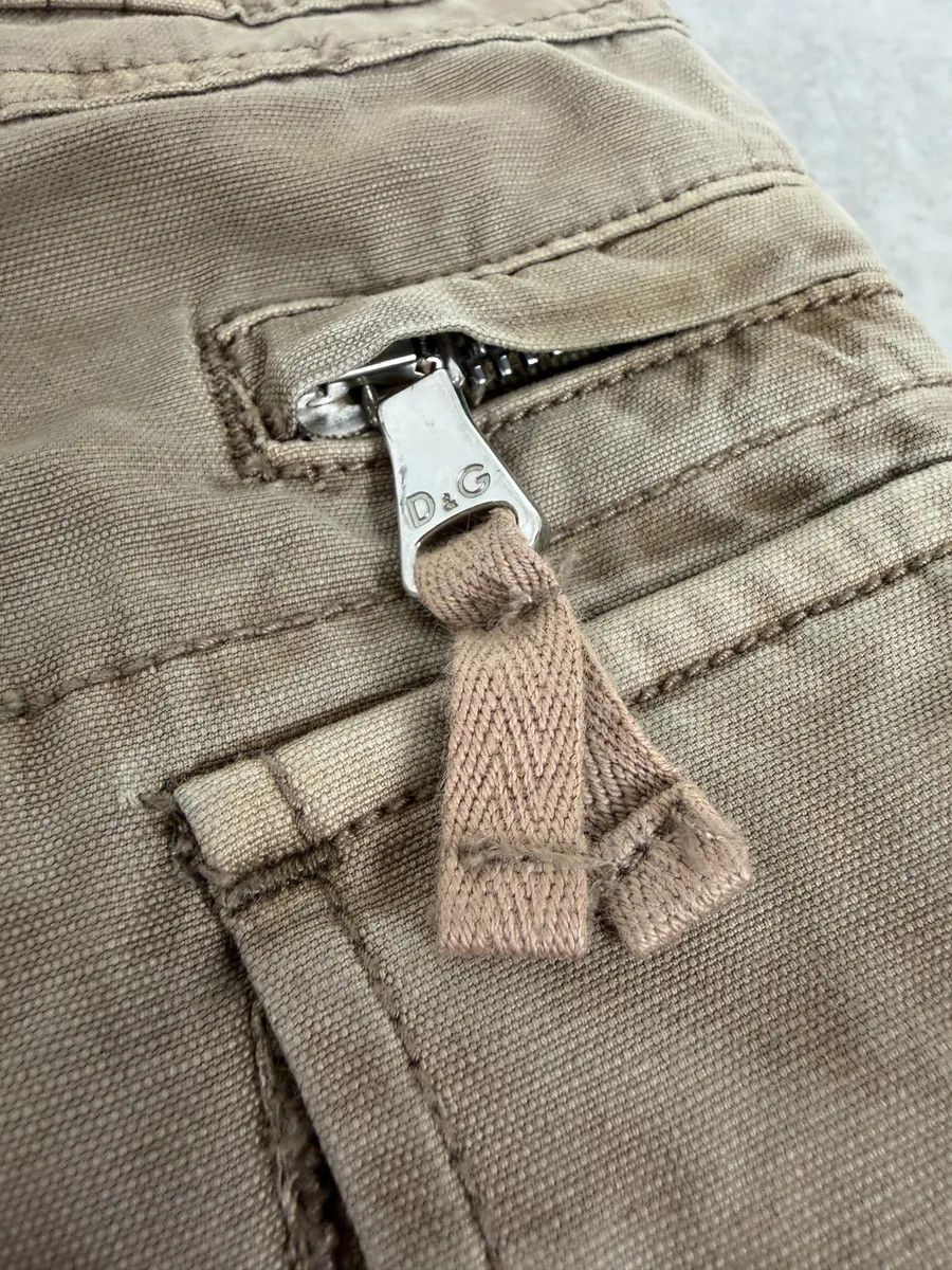 Dolce & Gabbana FW2006 Dolce & Gabbana Beige Multi Pockets Cargo Pants Size US 32 / EU 48 - 10 Thumbnail