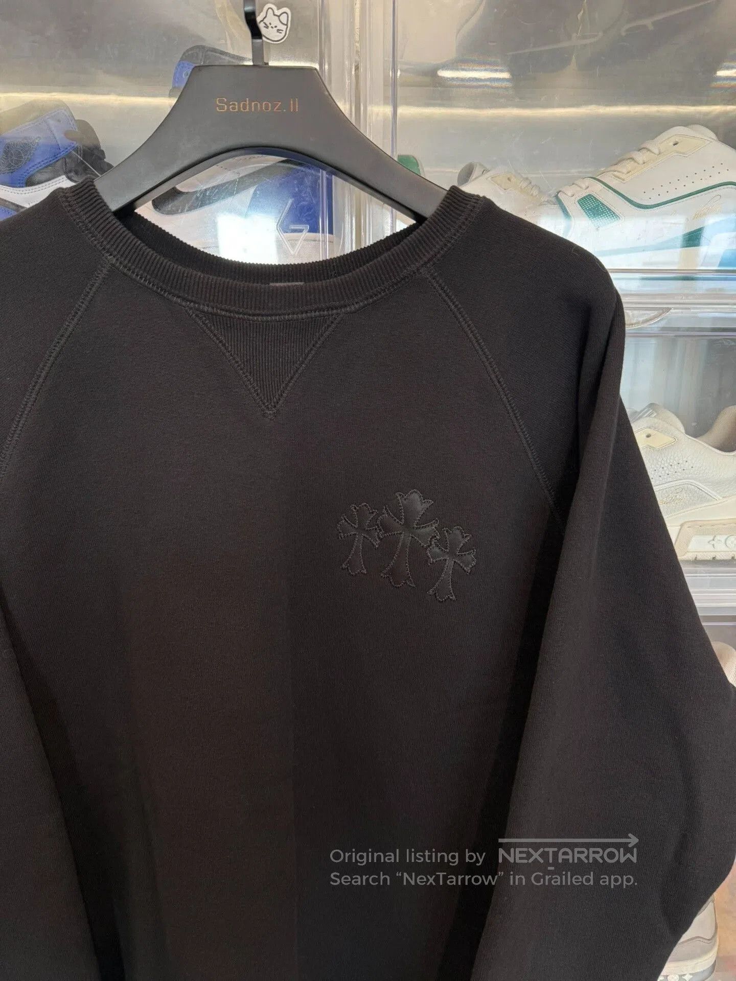 Chrome Hearts Chrome Hearts Cross Sanskrit Patch Crewneck. Size US XXL / EU 58 / 5 - 2 Thumbnail