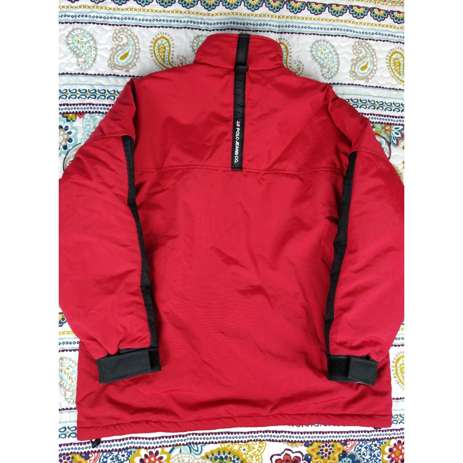 Ralph Lauren VINTAGE Ralph Lauren Polo Jeans Co Jacket Men's XL Fleece Lined Winter Red 90s VTG Size US XL / EU 56 / 4 - 5 Thumbnail