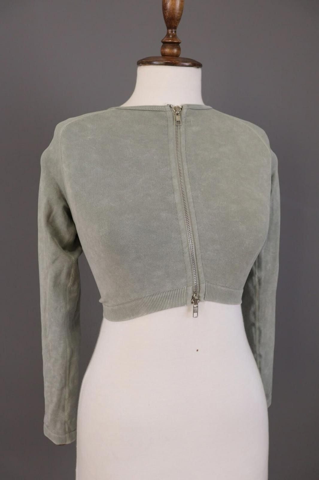 Lululemon Lululemon Athletica Gray Cropped Track Jacket Size S Size S / US 4 / IT 40 - 7 Thumbnail