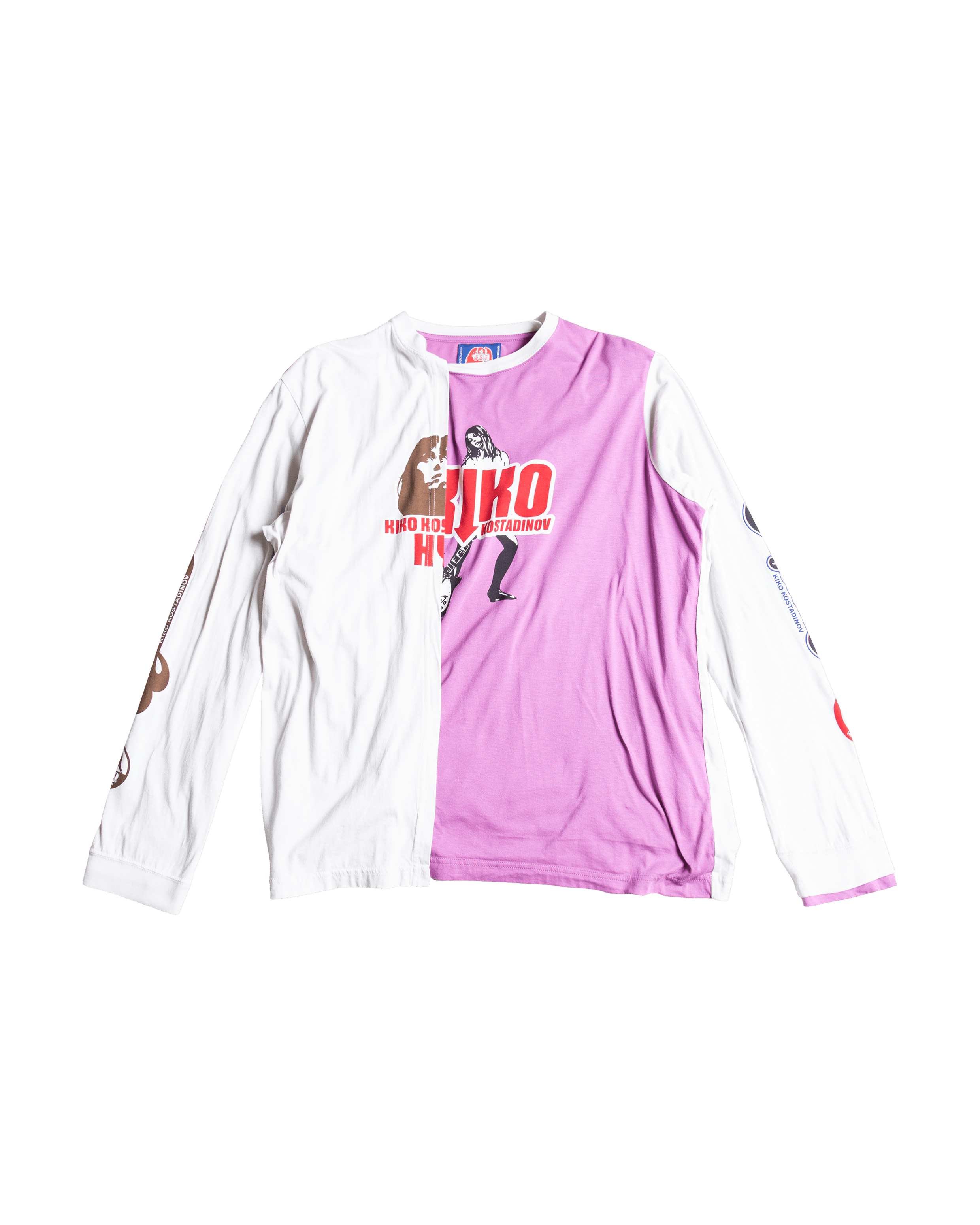 Hysteric Glamour × Kiko Kostadinov Layered Tee in Pink / Sand 