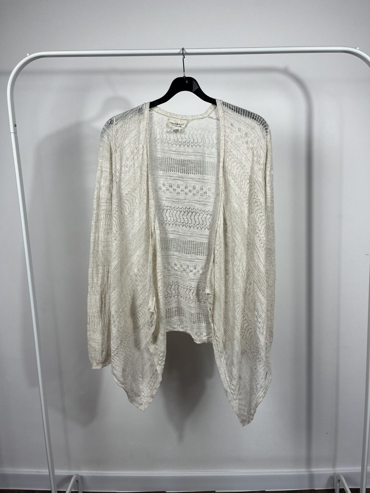 Denim & Supply Ralph Lauren Ralph Lauren Denim & Supply Lace Knit Cardigan Cream M Size M / US 6-8 / IT 42-44 - 1 Thumbnail