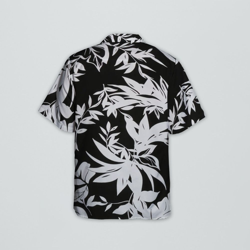 Designer Leaf-Print Camp Shirt – Laid-Back Vibes with Botanical Edge Size US L / EU 52-54 / 3 - 3 Thumbnail
