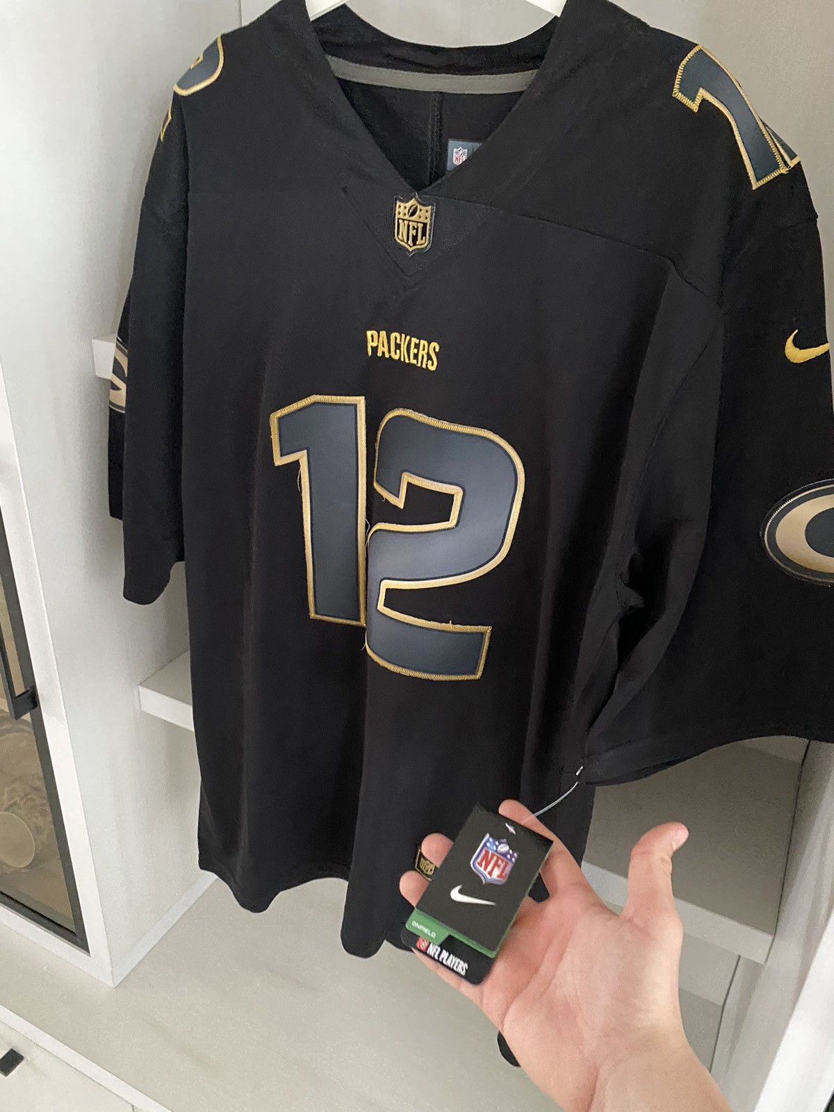 Nike NEW Nike NFL Jersey Adams 17 American Black Big Logo Size US XL / EU 56 / 4 - 4 Thumbnail
