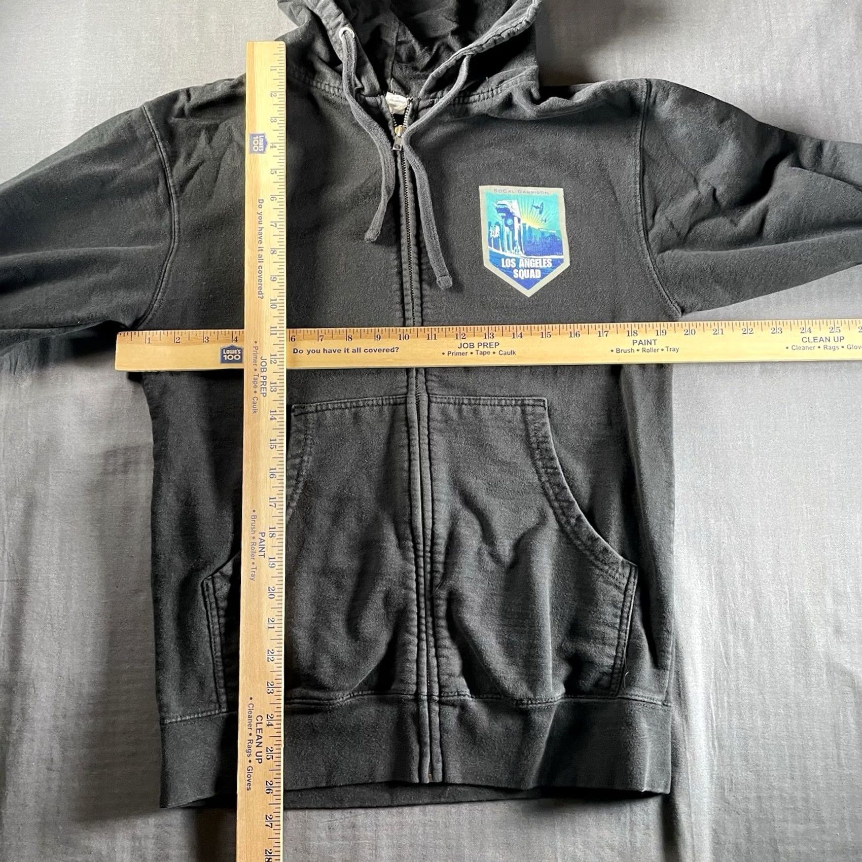 Vintage 501st Legion Hoodie Mens Small Zip Up Black AT AT LA Squad Souther California Garrison Full Zip Size US S / EU 44-46 / 1 - 8 Thumbnail