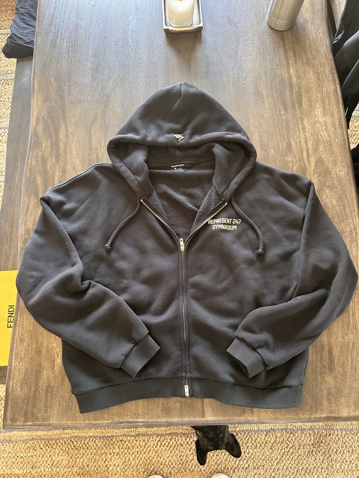 Represent Clo. Represent XS Pure Breed Vintage Black Hoodie | Grailed