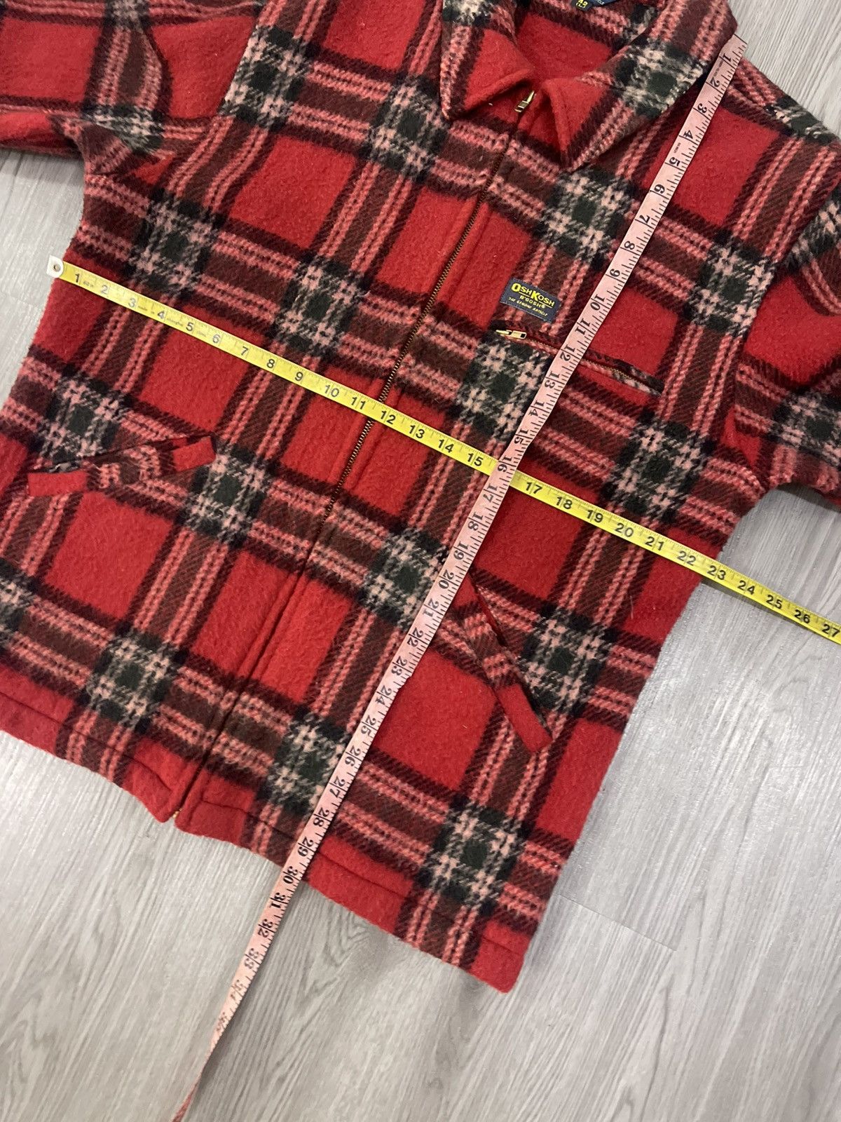 Oshkosh Vintage Buffalo plaid OshKosh B’GOSH wool flannel Jacket Size US L / EU 52-54 / 3 - 10 Thumbnail