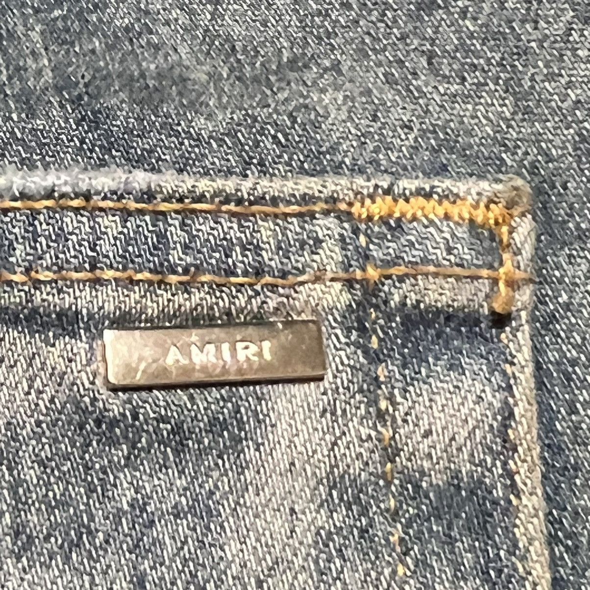 Amiri Amiri Flannel Core Logo Jeans Clay Indigo Size US 34 / EU 50 - 13 Thumbnail