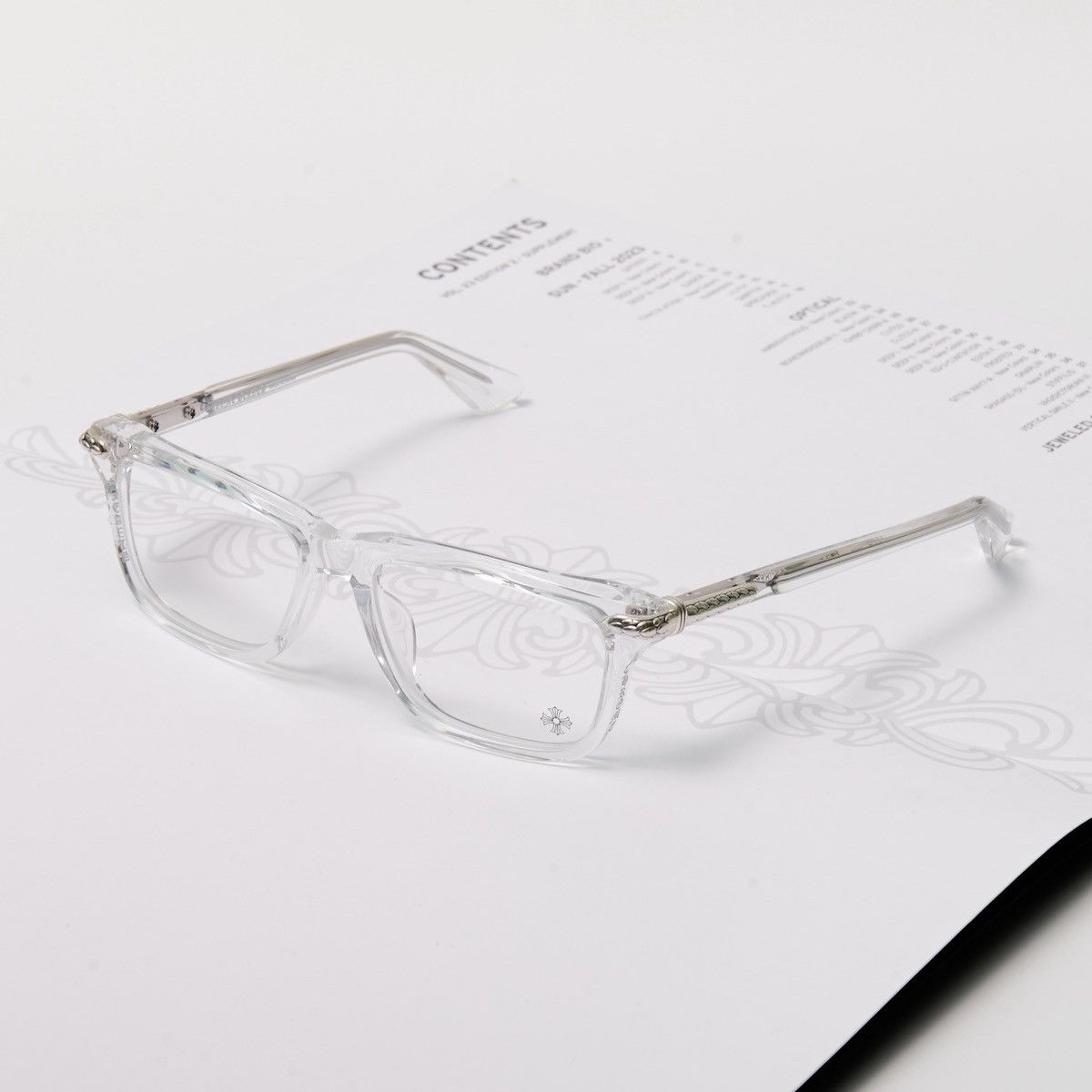 Chrome Hearts CHROME HEARTS LITTLE DINGER CRYSTAL GLASSES Size ONE SIZE - 2 Thumbnail
