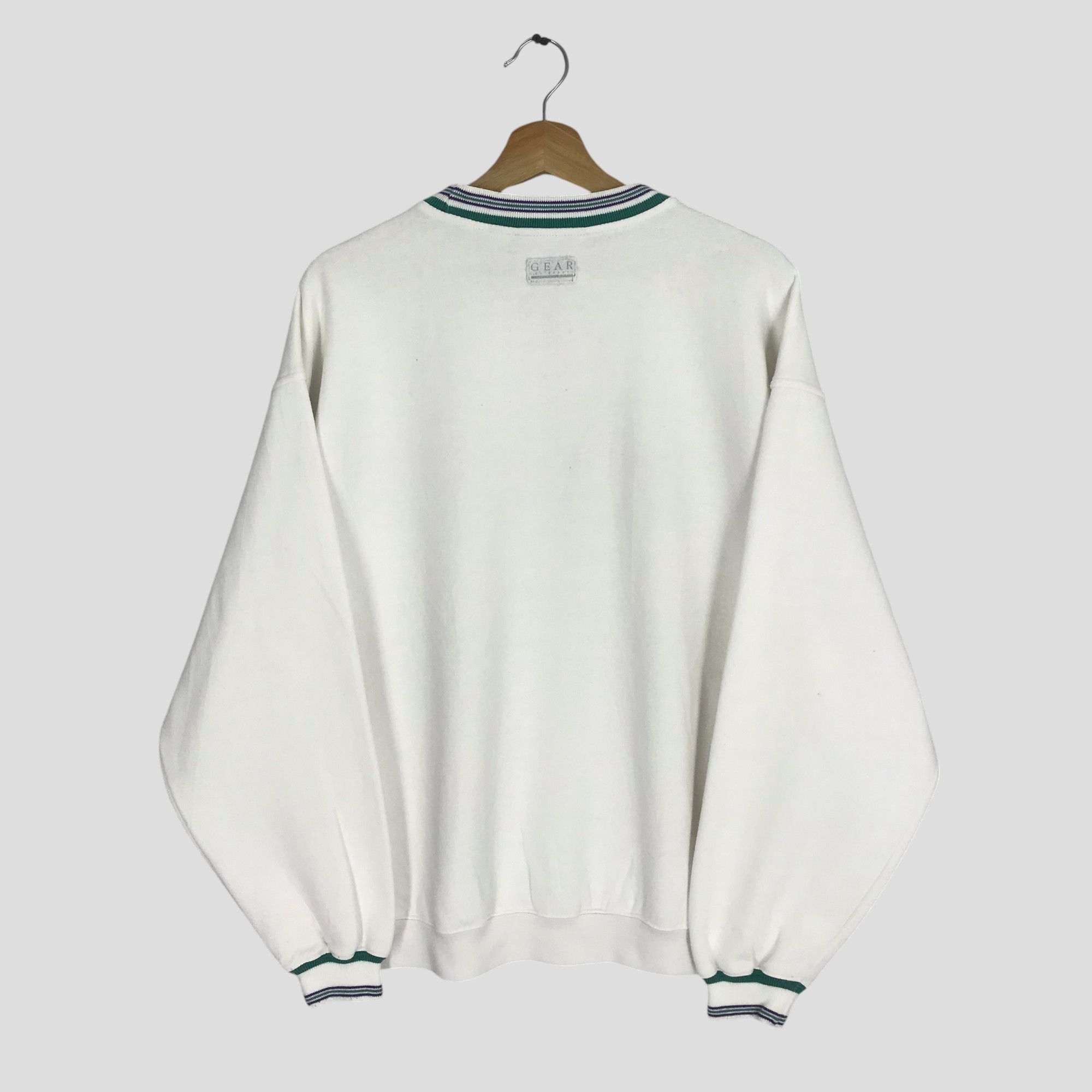 Gear for Sports Vintage 90's Caribbean Adventure White Sweatshirt - 281 Size US L / EU 52-54 / 3 - 2 Thumbnail