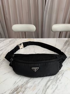 Prada Re-Nylon logo-plaque belt bag - ShopStyle