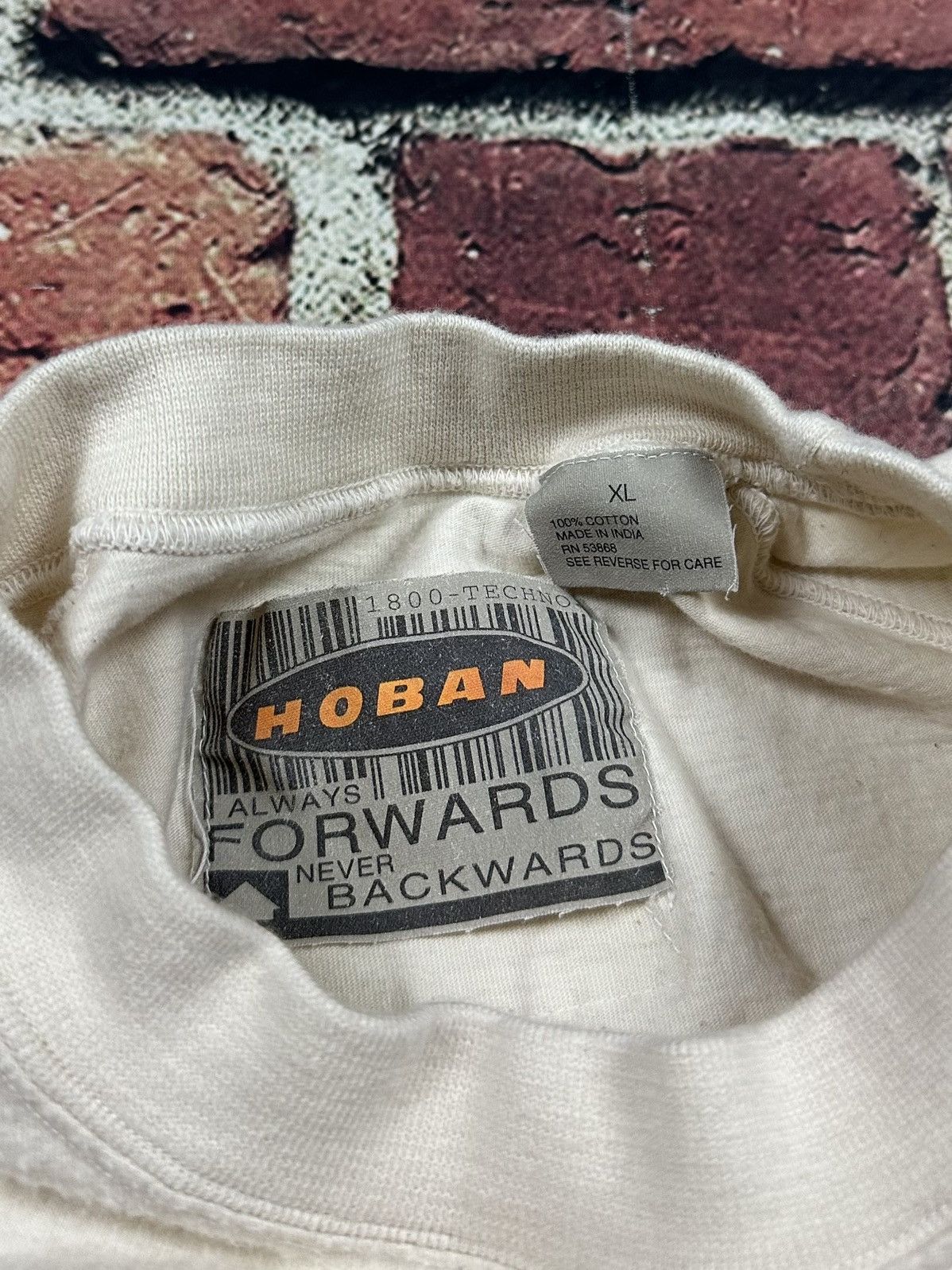 Vintage Y2K Vintage HOBAN Always Forward Never Back Long Sleeve Tee Size US XL / EU 56 / 4 - 10 Thumbnail