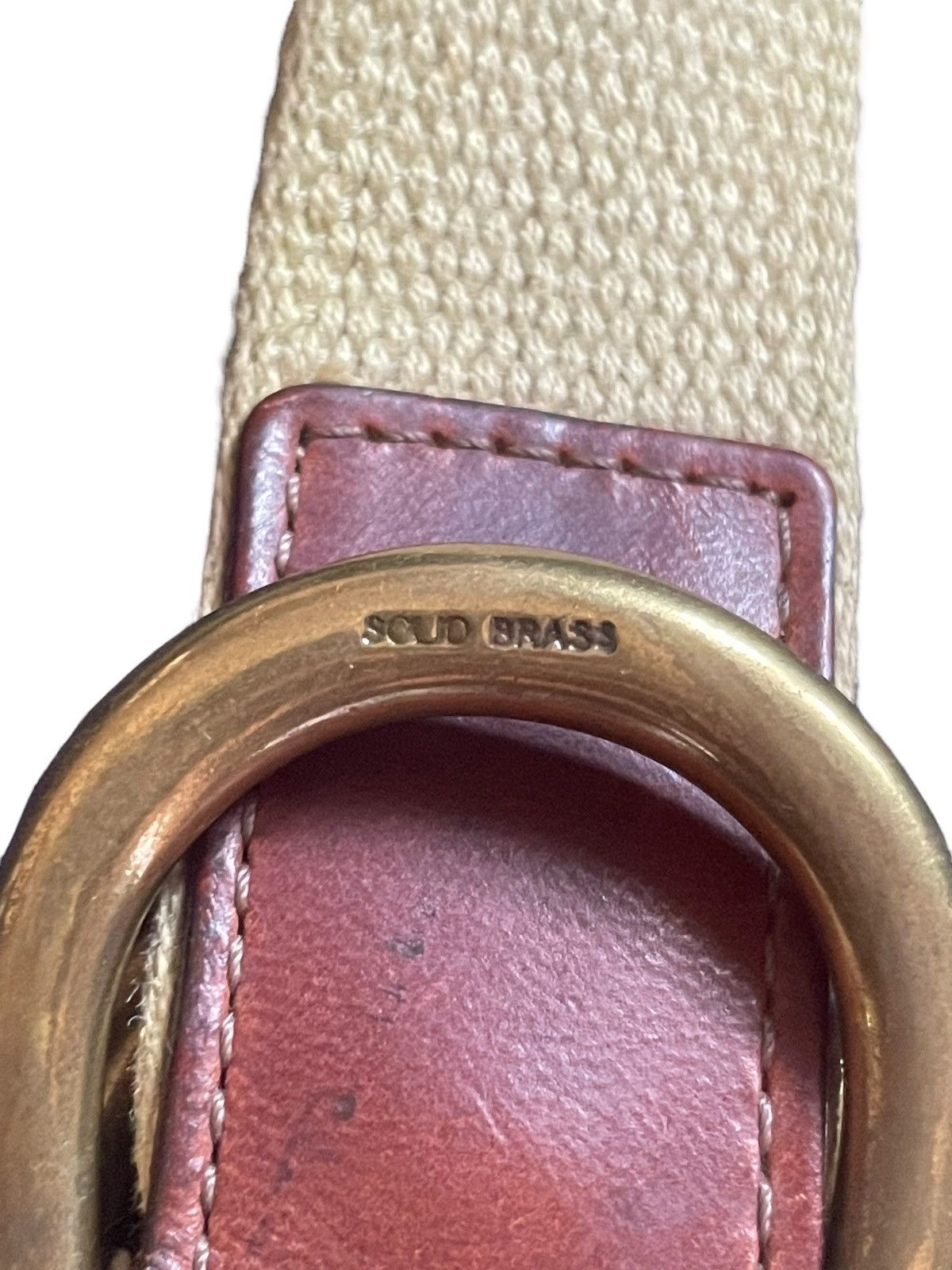Patagonia × The North Face × Vintage Vintage 80s Patagonia Solid Brass Made in Usa Belt Size ONE SIZE - 7 Thumbnail