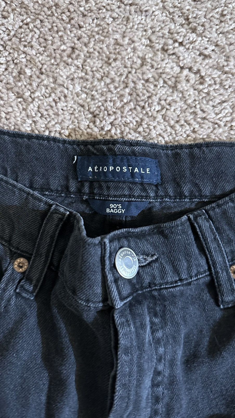 Aeropostale Vintage 90s Baggy Jeans Size 30" / US 8 / IT 44 - 3 Thumbnail