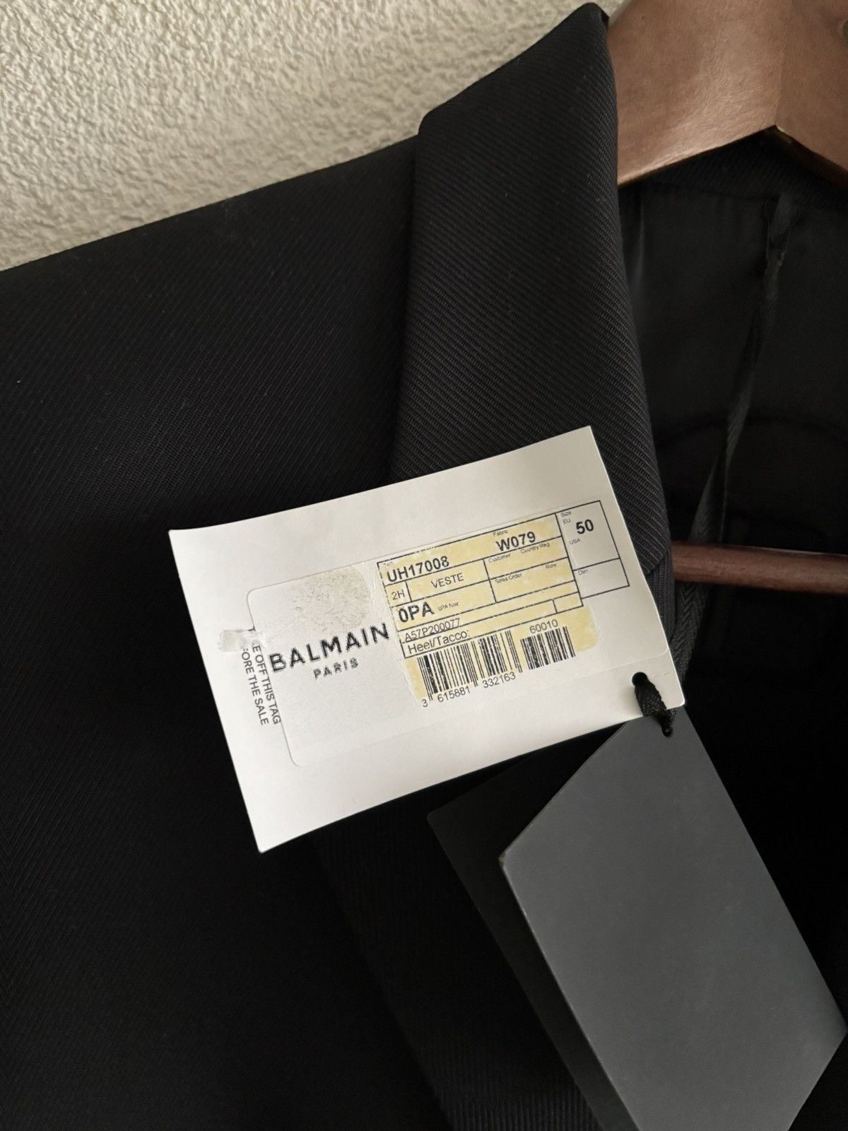 Balmain Black Balmain jacket size 50 Size 50L - 5 Thumbnail