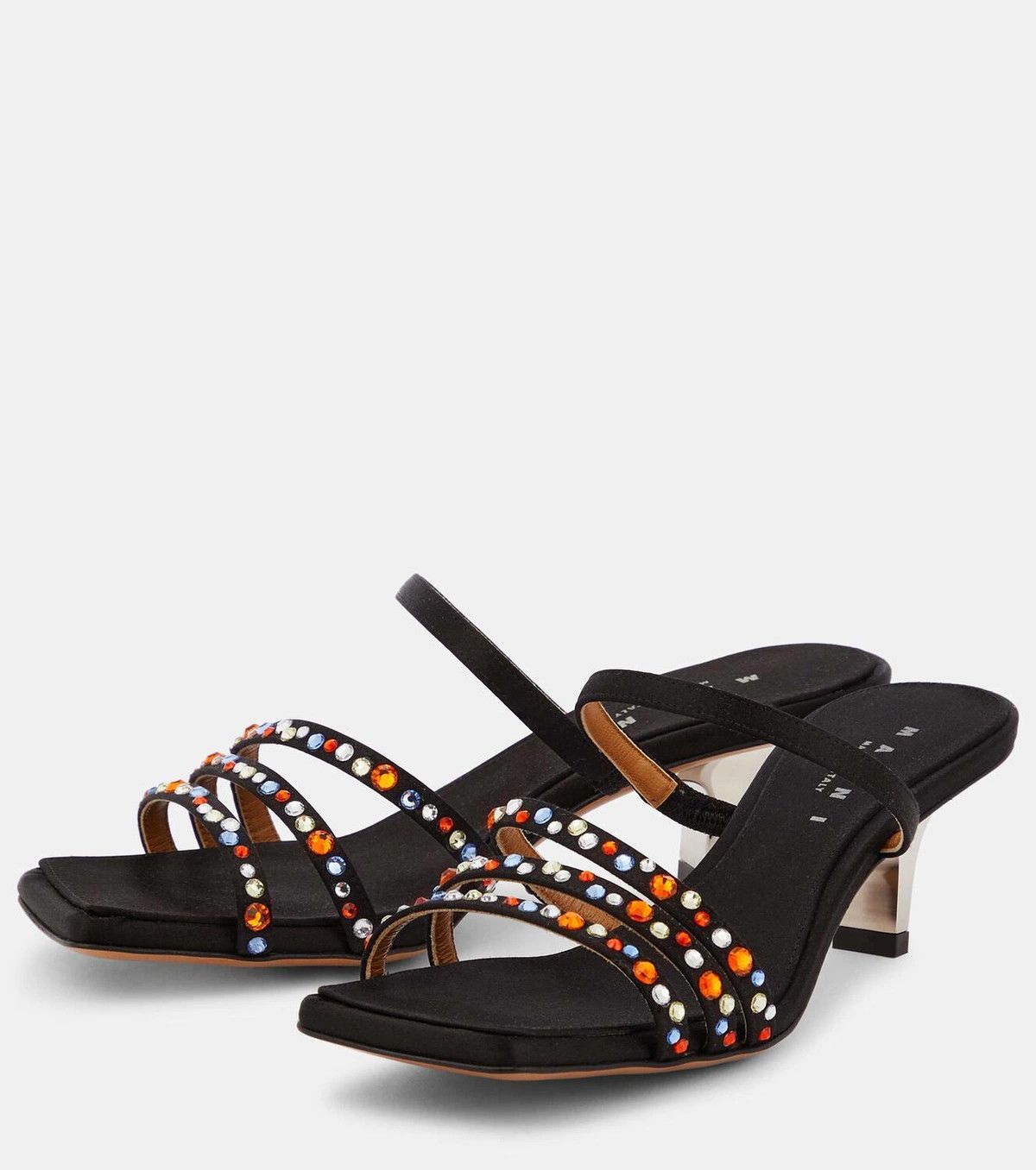 Marni o1y1025 Mules in Multicolor Size US 7 / IT 37 - 2 Thumbnail