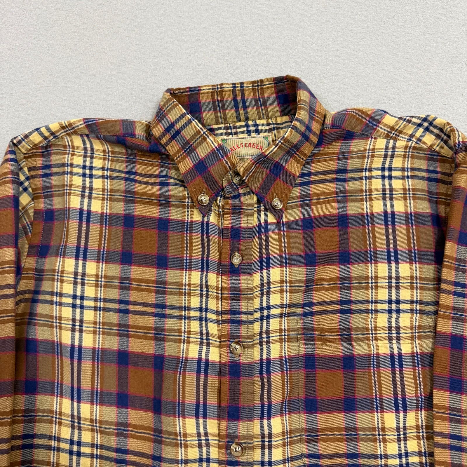 Vintage Vintage Falls Creek Button Down Shirt Medium Brown Plaid Size US M / EU 48-50 / 2 - 4 Thumbnail