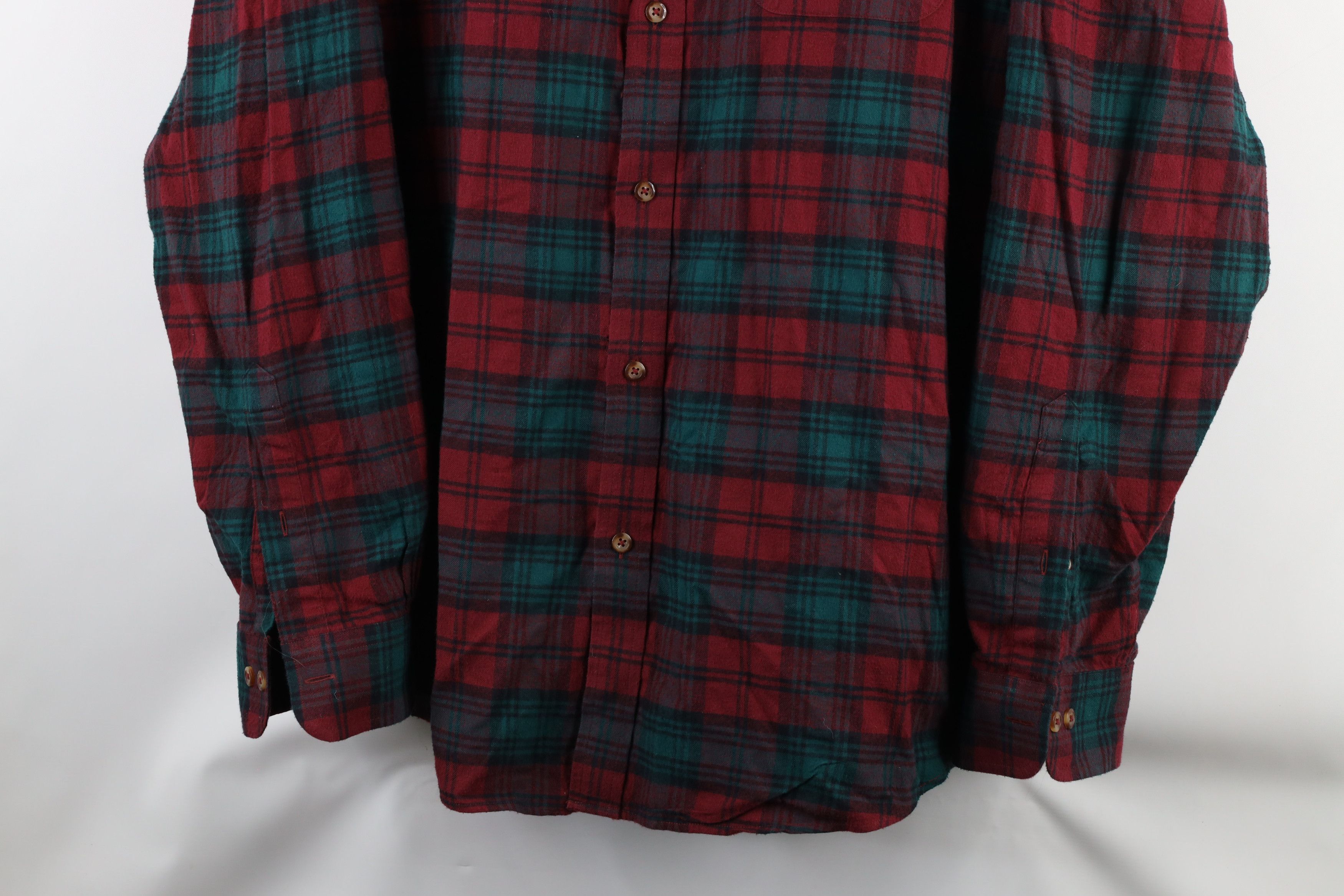 Brooks Brothers × Vintage Vintage 90s Brooks Brothers Fit Flannel Button Down Shirt Size US XXL / EU 58 / 5 - 3 Thumbnail