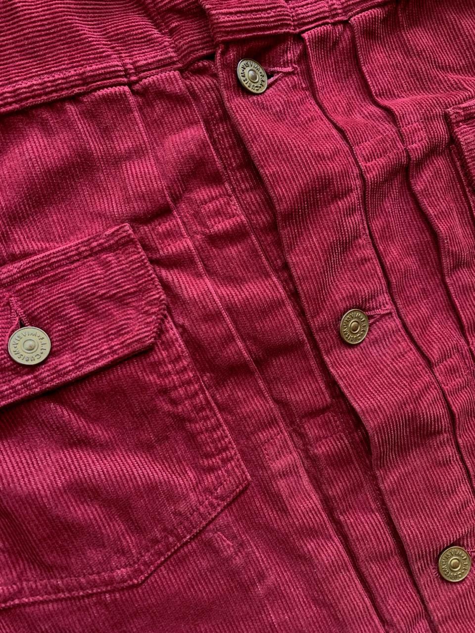 Visvim 101 Corduroy Trucker Jacket in Burgundy Size US S / EU 44-46 / 1 - 5 Thumbnail