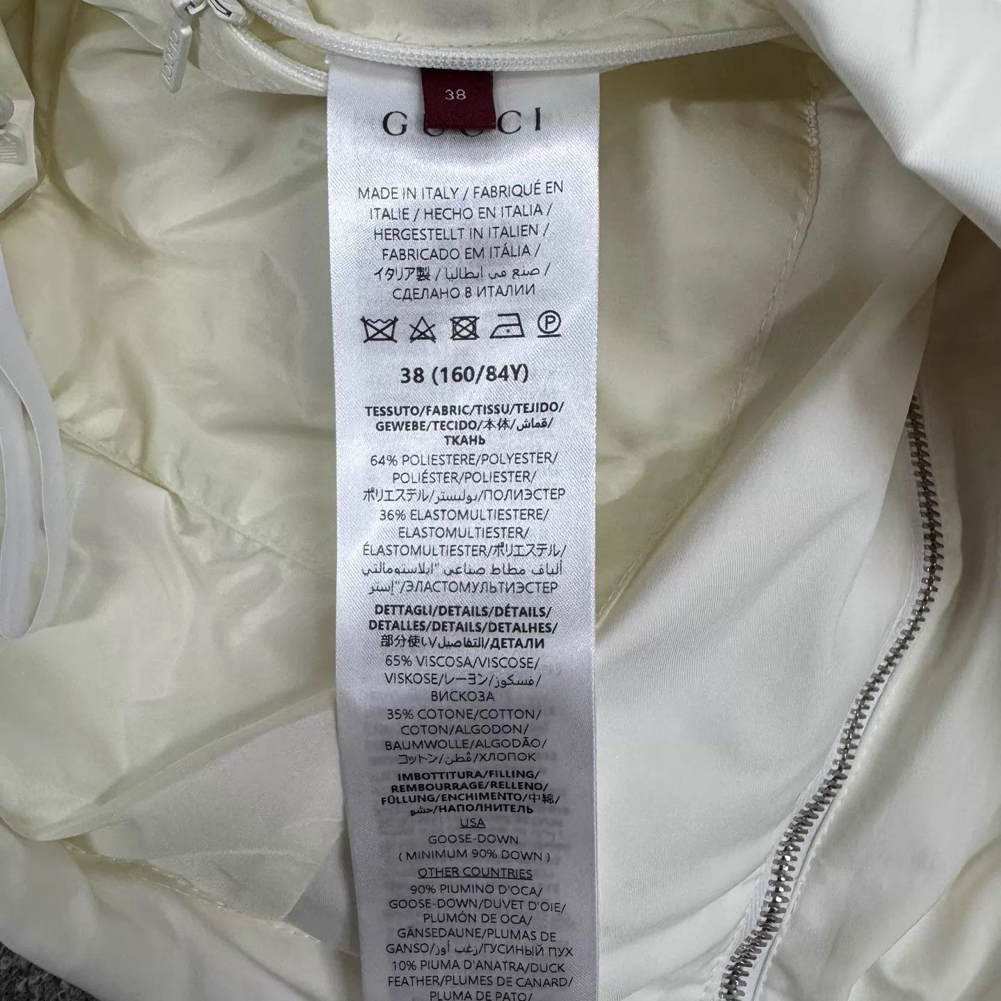 Gucci Gucci GG Stripe Logo Short Down Puffer Size XS / US 0-2 / IT 36-38 - 8 Thumbnail