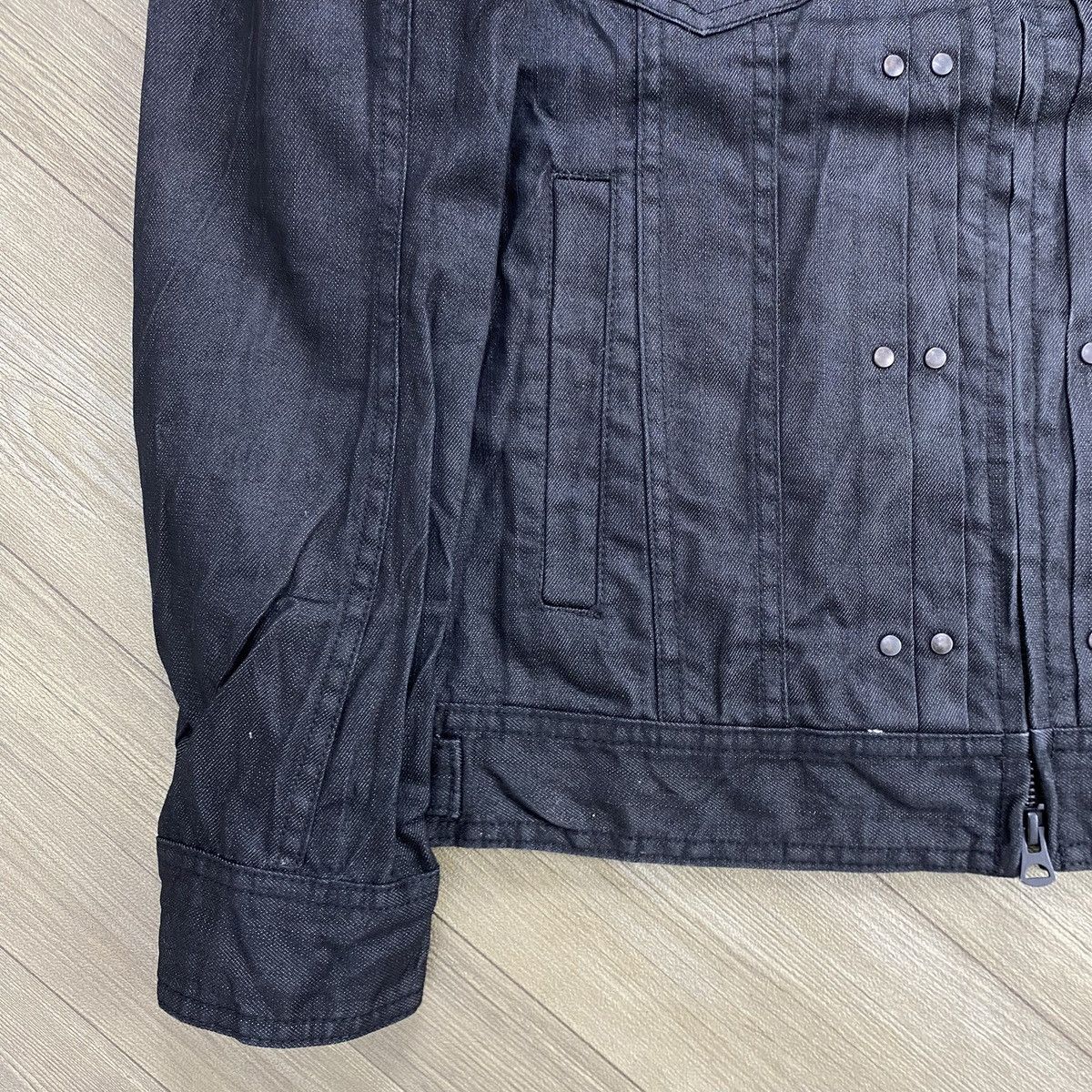 Issey Miyake Vintage Issey Miyake Tete Homme Black Denim Jacket Designer Size US M / EU 48-50 / 2 - 8 Thumbnail