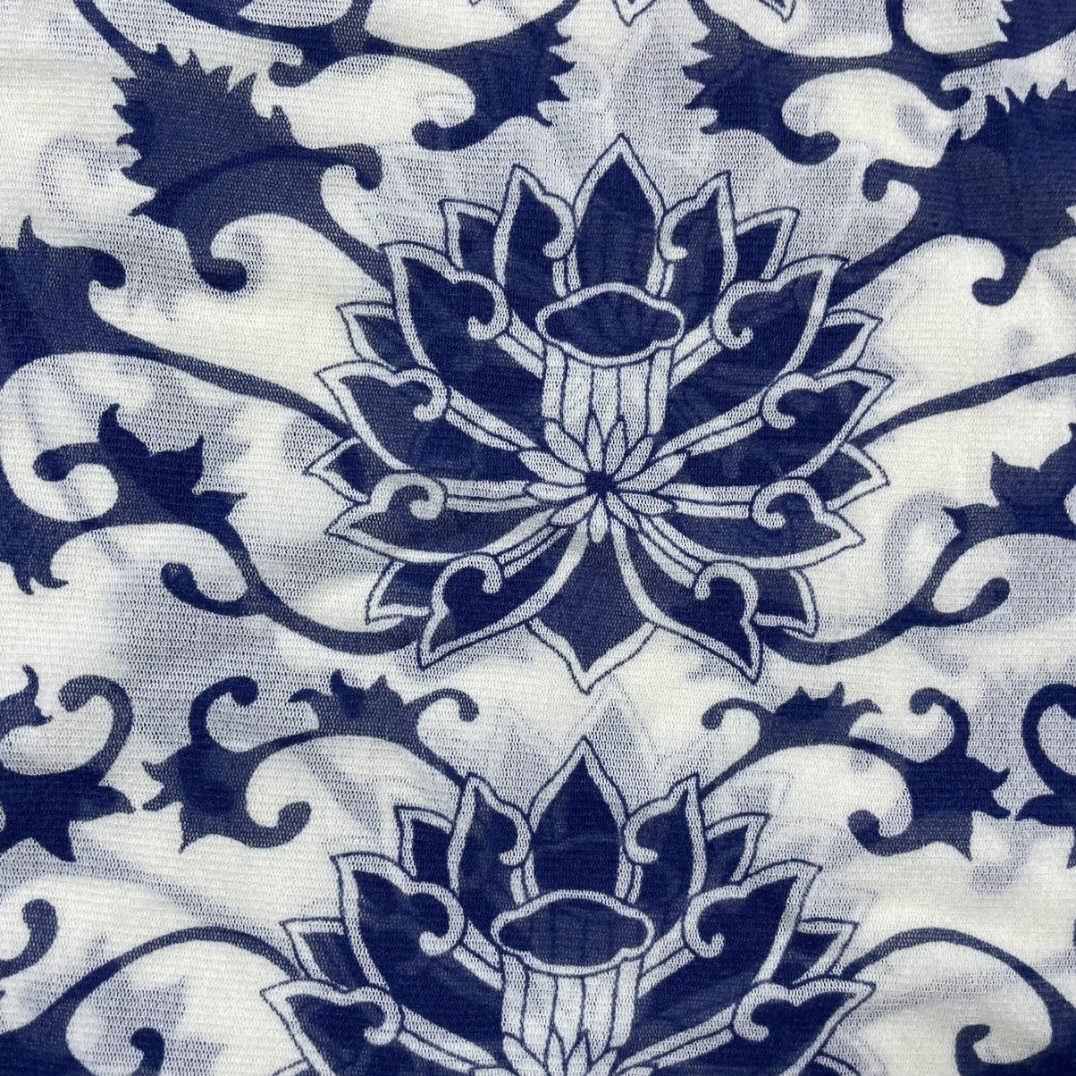 Vivienne Tam VIVIENNE TAM ORIENTAL LOTUS PRINTED MESH TOP Size XS / US 0-2 / IT 36-38 - 8 Thumbnail