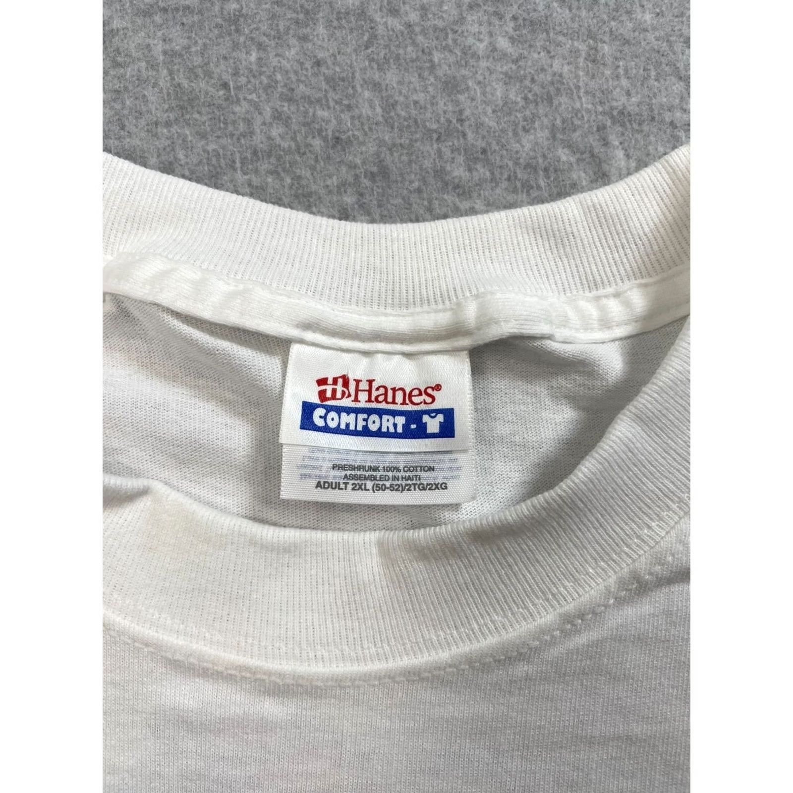 Hanes VINTAGE Hanes Fatburger Tshirt Men 2XL White Cotton Crew Neck Short Sleeve Cars 90s California Y2K Size US XXL / EU 58 / 5 - 4 Thumbnail