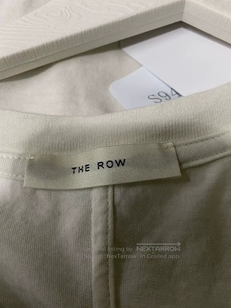 The Row The Row White round neck short sleeves Size US S / EU 44-46 / 1 - 6 Thumbnail