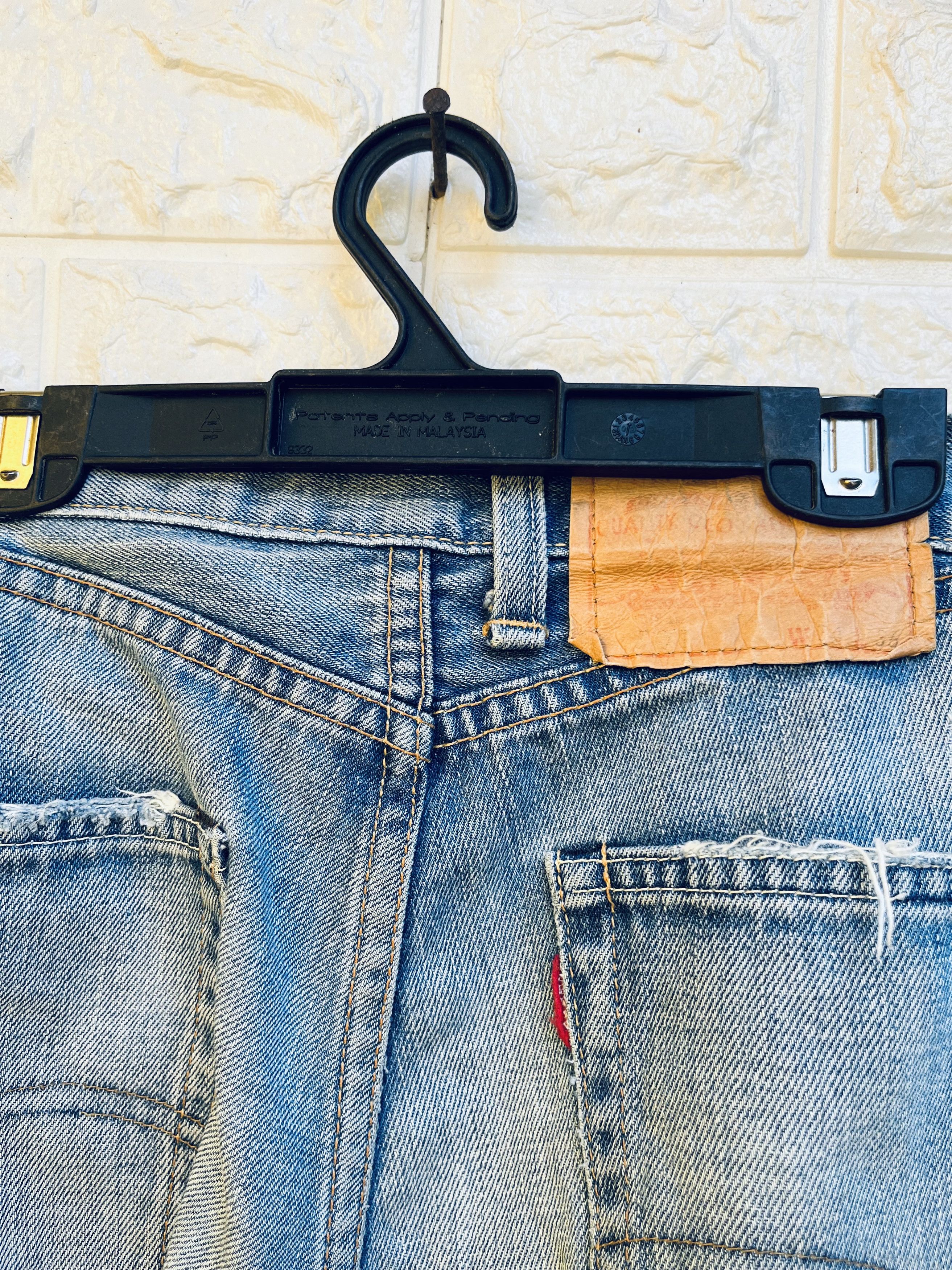 Levi's Vintage Clothing × Vintage Vintage Levis Big E Selvage Designed Fashion Style Size US 33 - 18 Thumbnail