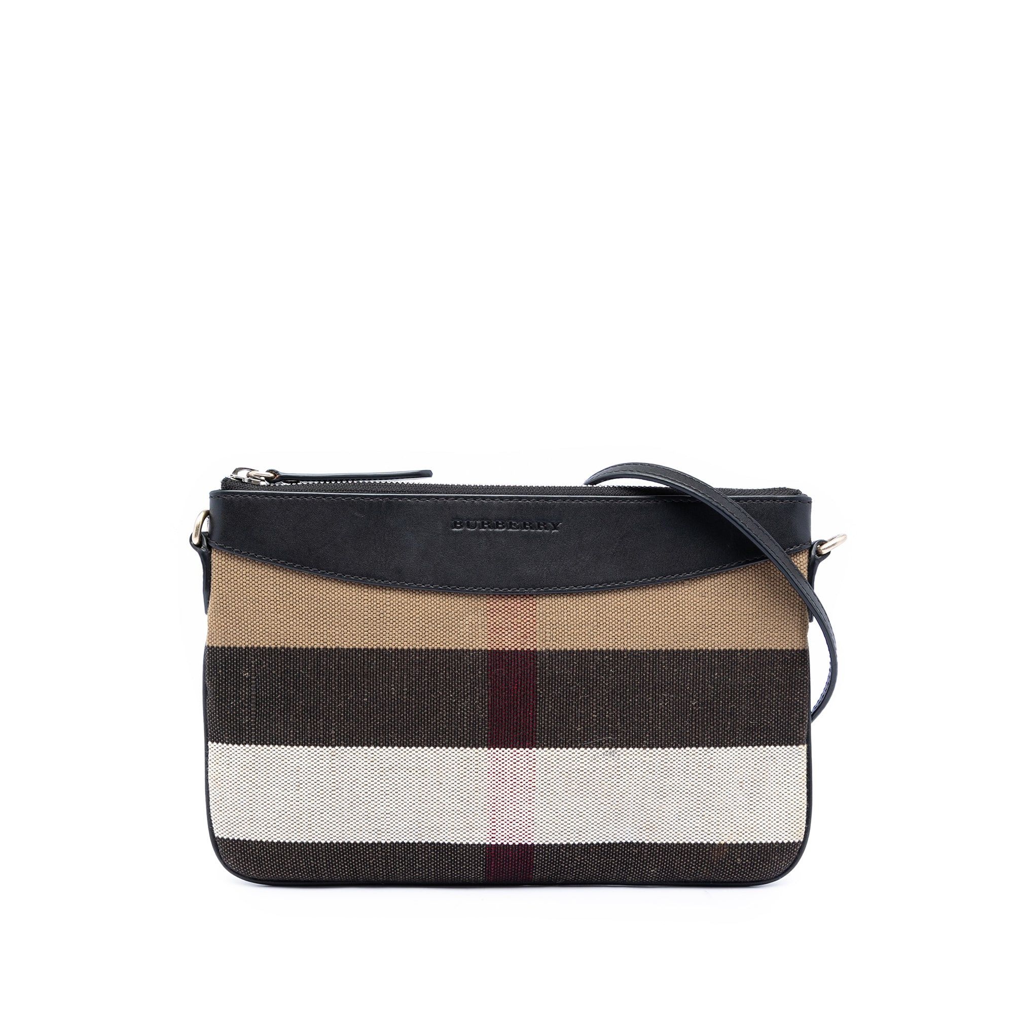 Burberry Mega Check Canvas Peyton Crossbody Size ONE SIZE - 1 Thumbnail