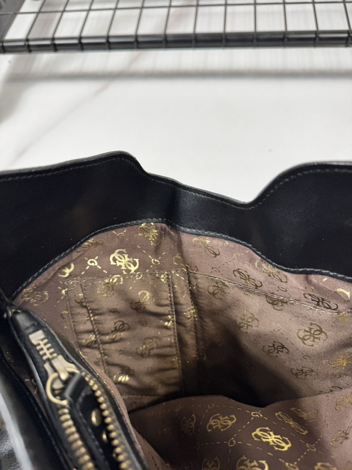 Guess Rare Guess Leather Studded Y2k Shoulder Bag Size ONE SIZE - 14 Thumbnail