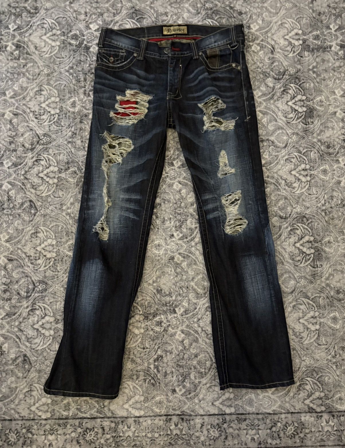 Other Ripped remetee denim Size US 36 / EU 52 - 1 Thumbnail